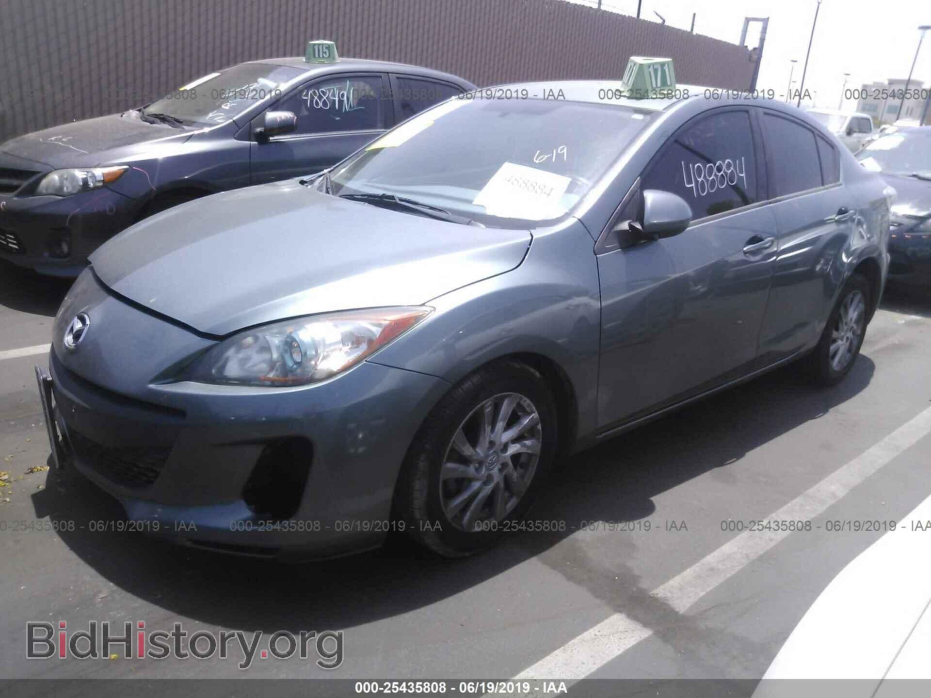 2012 MAZDA 3 - VIN: JM1BL1V89C1547304 - Фото 2