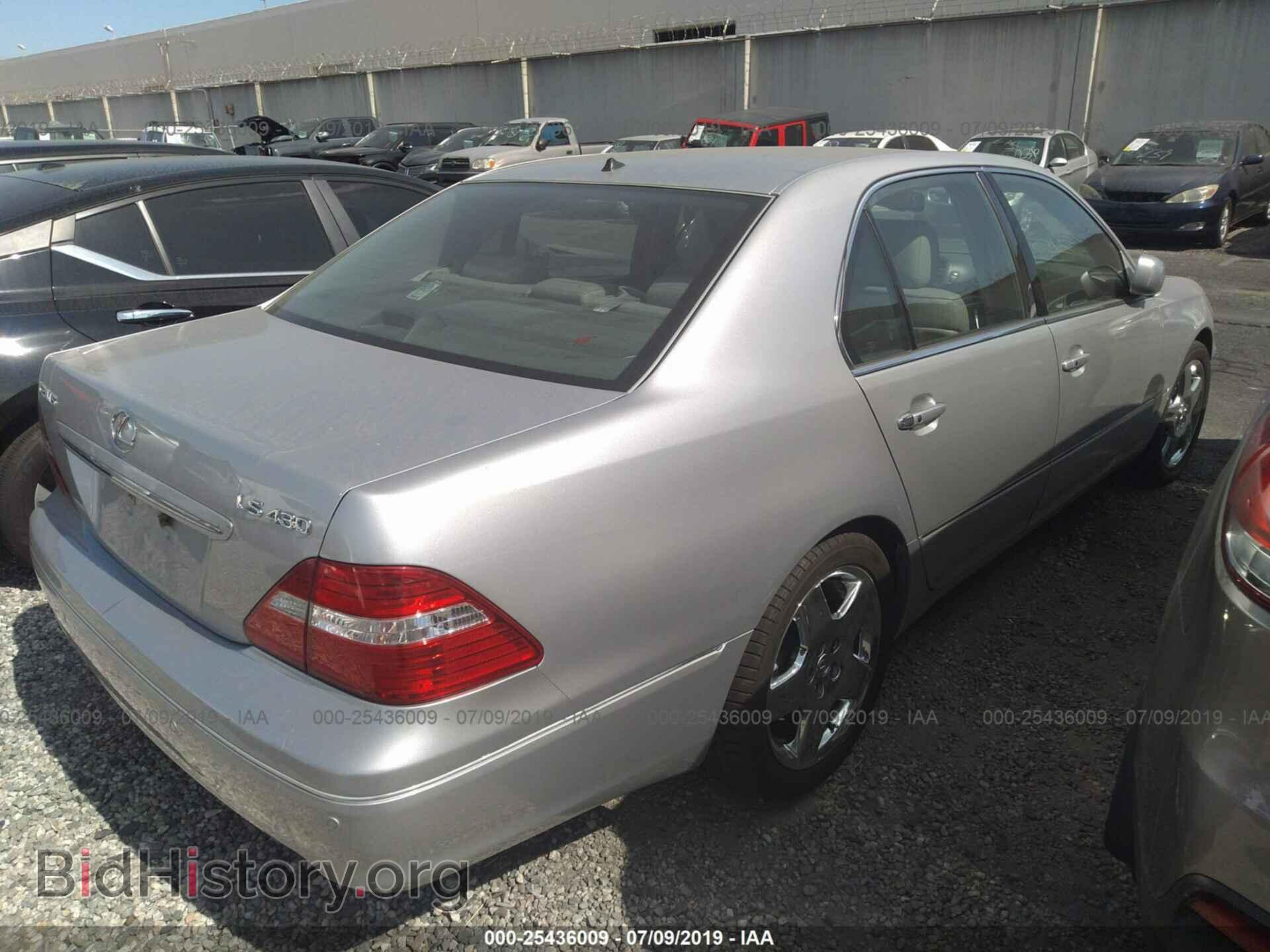 2005 LEXUS LS - VIN: JTHBN36F155018295 - Фото 4