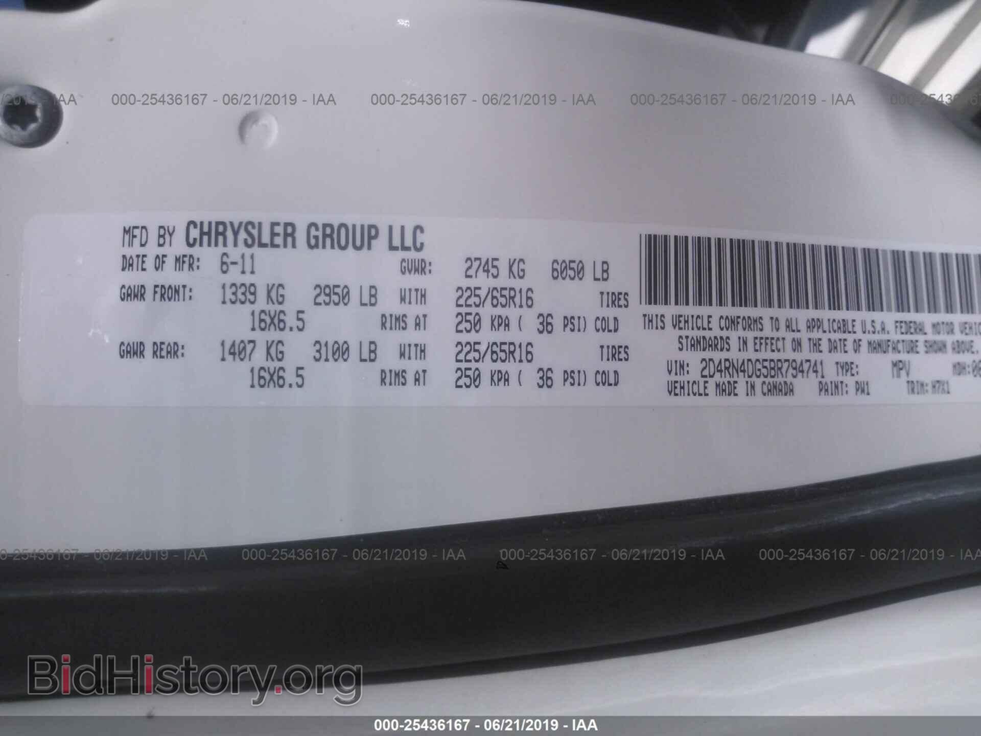 2011 DODGE GRAND CARAVAN - VIN: 2D4RN4DG5BR794741 - Фото 9