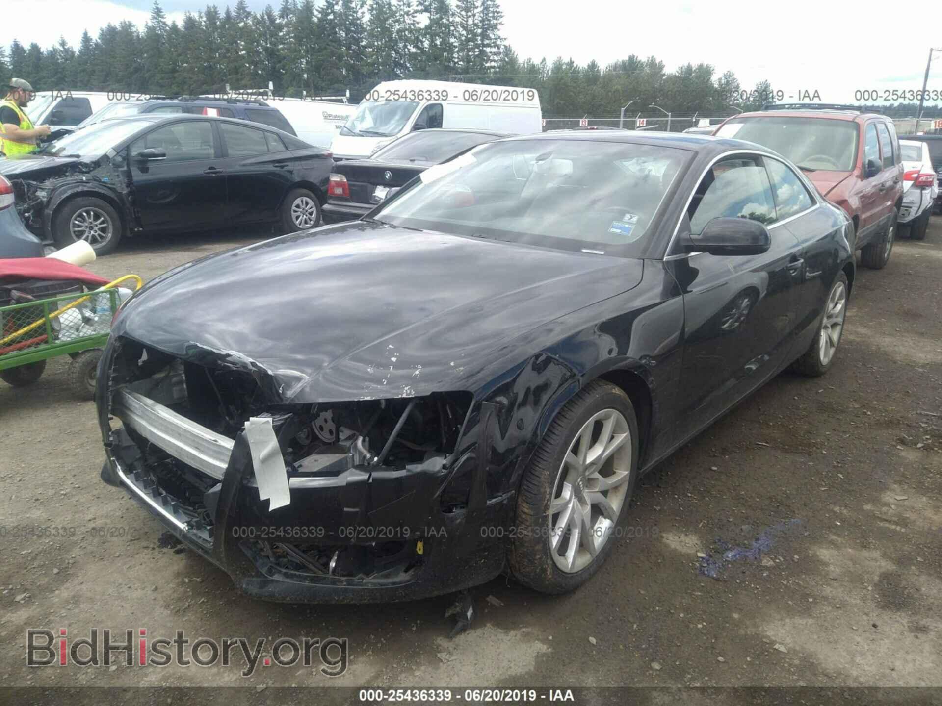 2012 AUDI A5 - VIN: WAUCFAFR9CA029595 - Фото 2