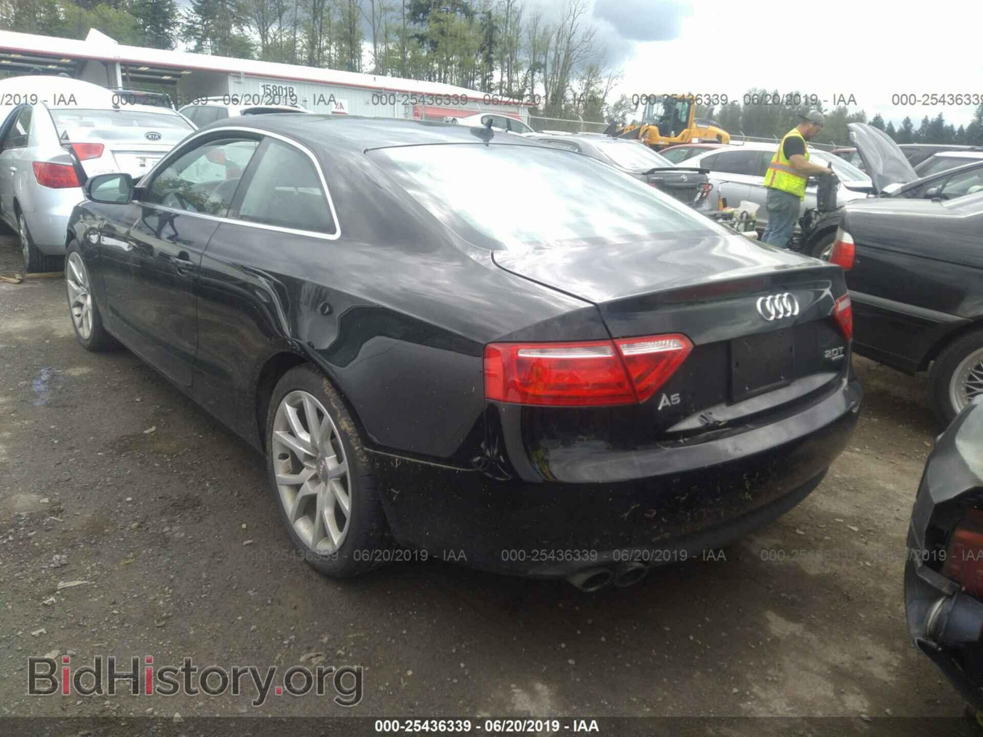 2012 AUDI A5 - VIN: WAUCFAFR9CA029595 - Фото 3