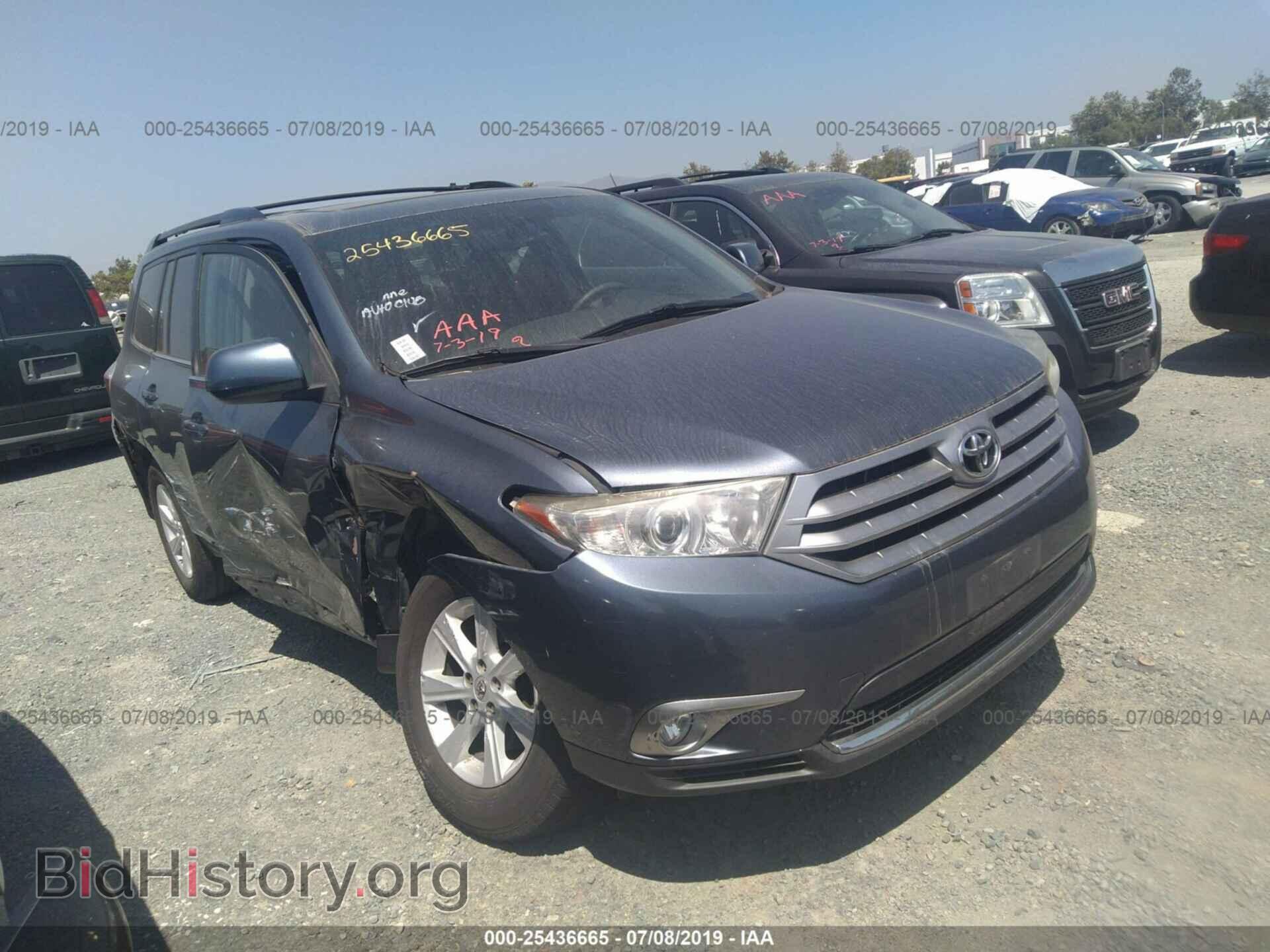 Photo 5TDZK3EH2CS080016 - TOYOTA HIGHLANDER 2012