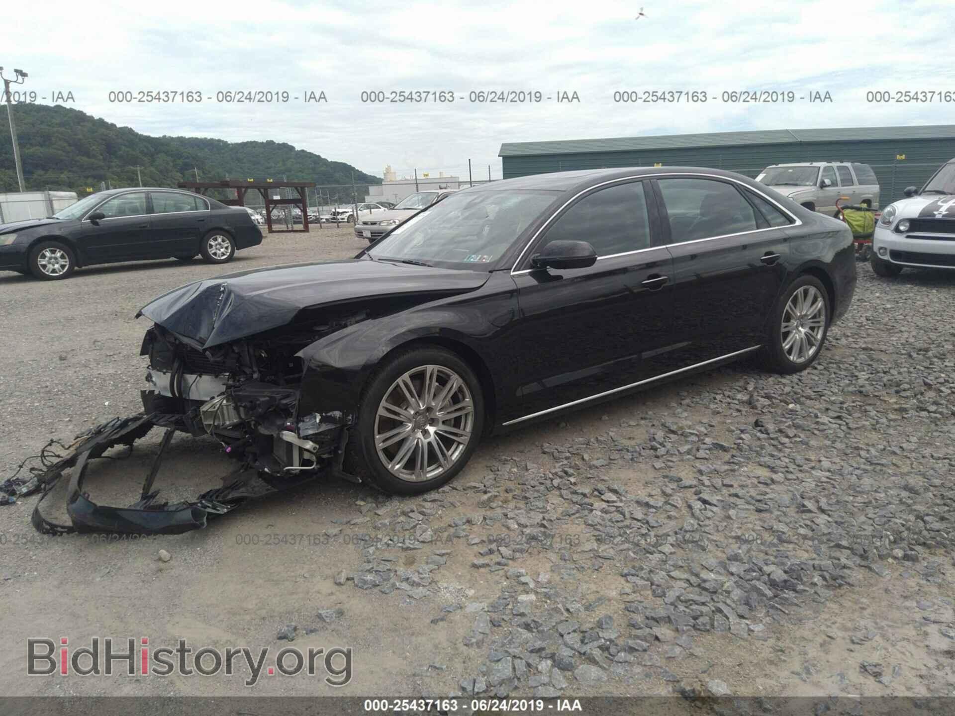 2014 AUDI A8 - VIN: WAUR2AFD4EN009423 - Фото 2