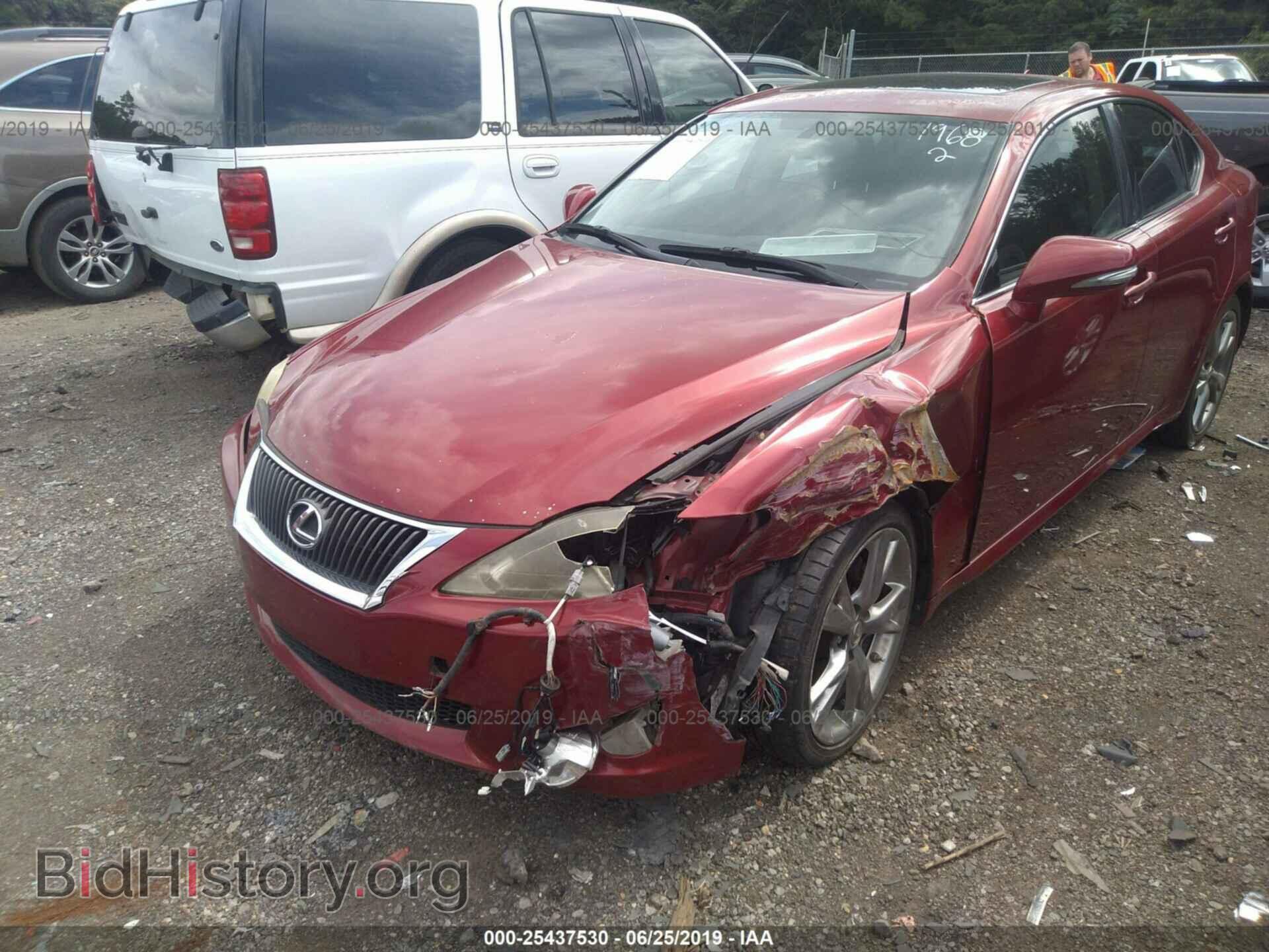 2009 LEXUS IS - VIN: JTHBK262295093870 - Фото 2