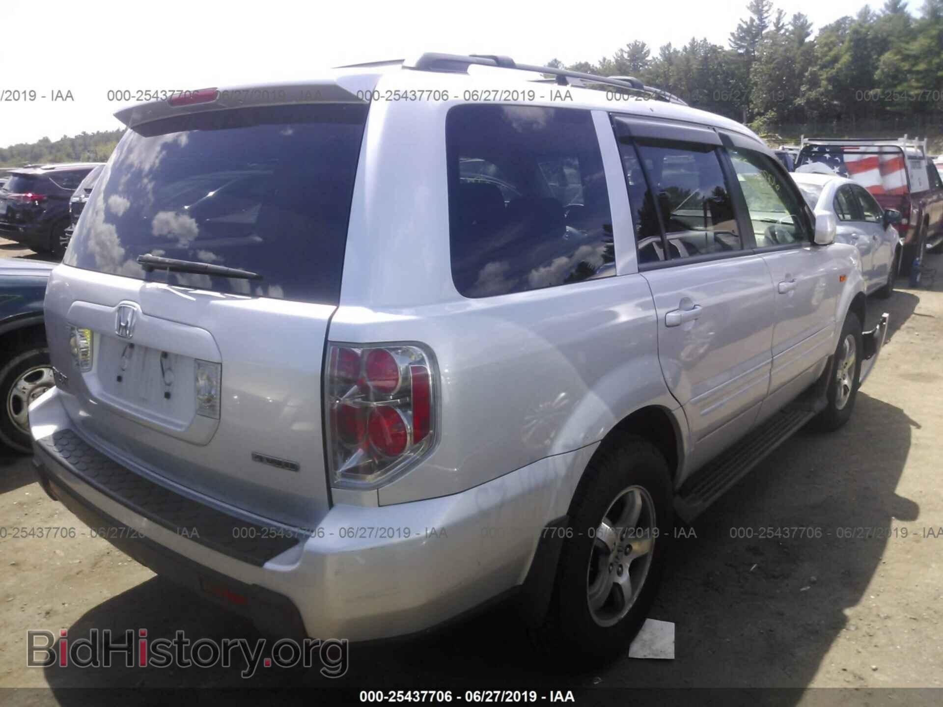 2007 HONDA PILOT - VIN: 2HKYF18497H509760 - Фото 4