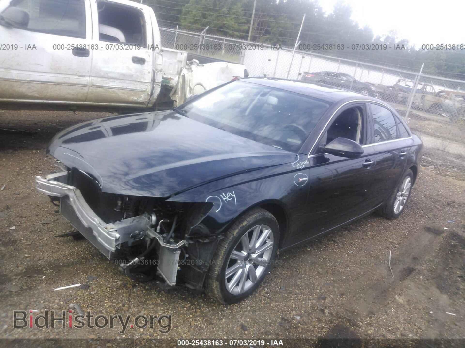 2013 AUDI A6 - VIN: WAUGGAFC6DN031776 - Фото 2