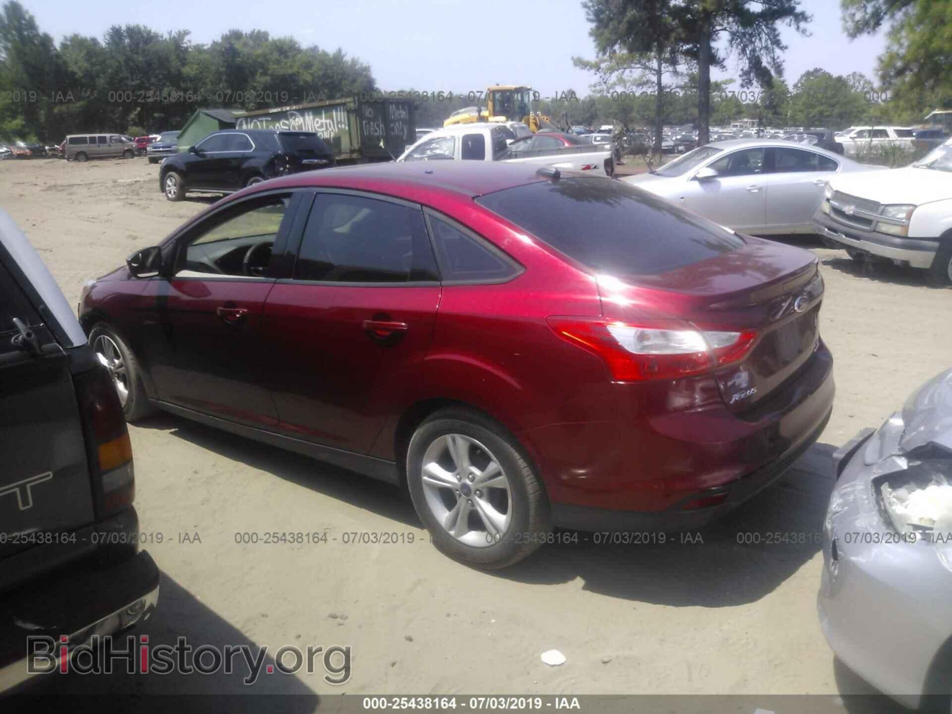 2014 FORD FOCUS - VIN: 1FADP3F28EL458291 - Фото 3