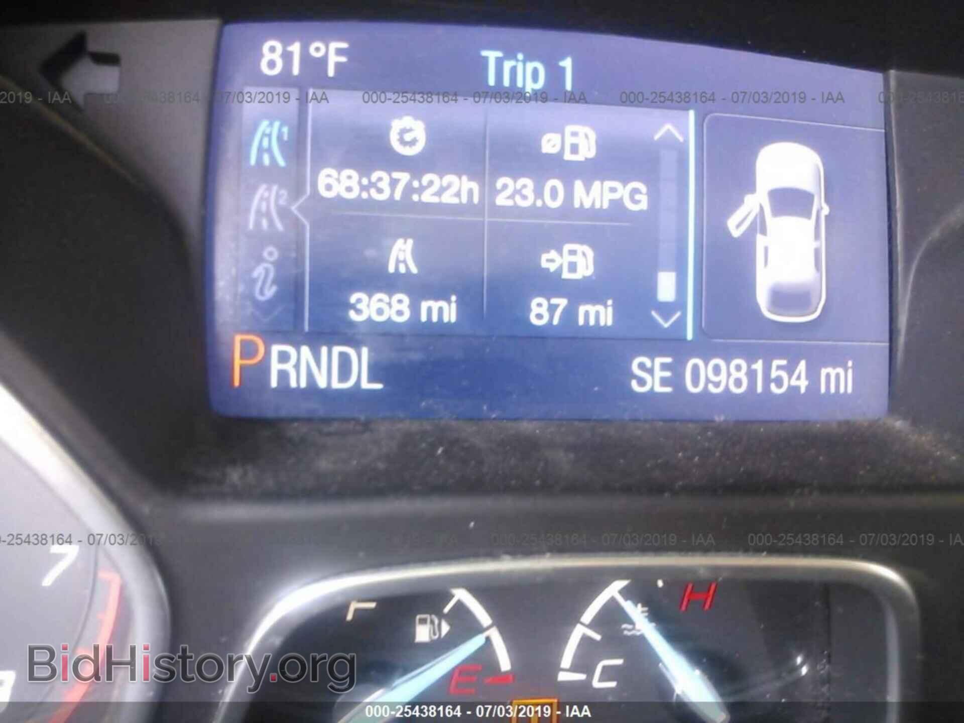 2014 FORD FOCUS - VIN: 1FADP3F28EL458291 - Фото 7