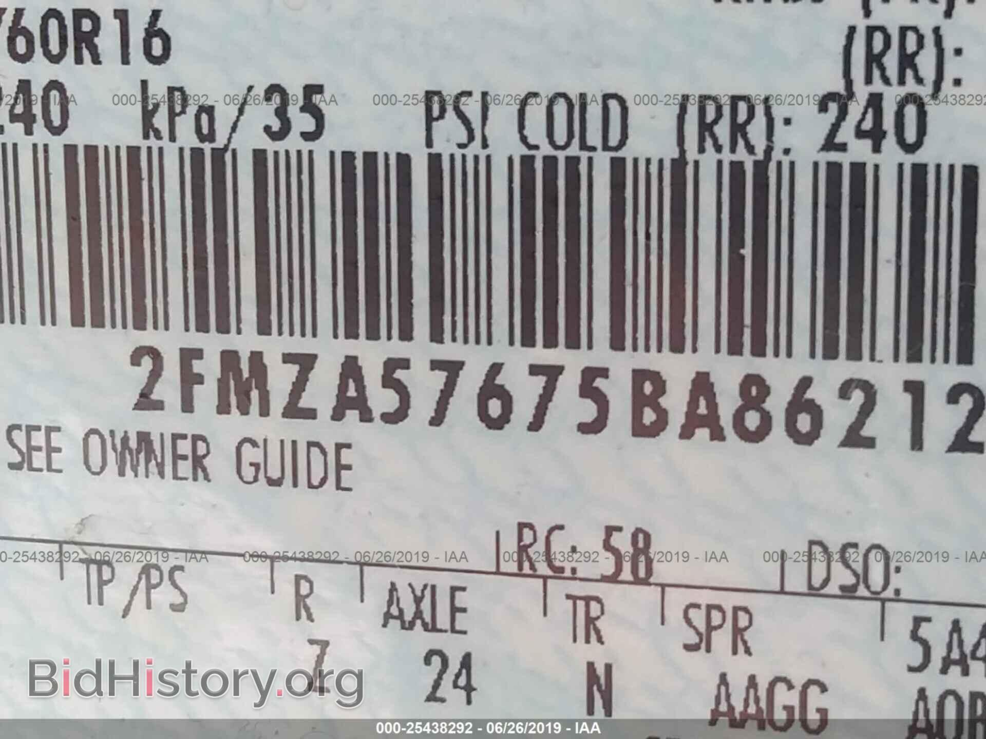 2005 FORD FREESTAR - VIN: 2FMZA57675BA86212 - Фото 9