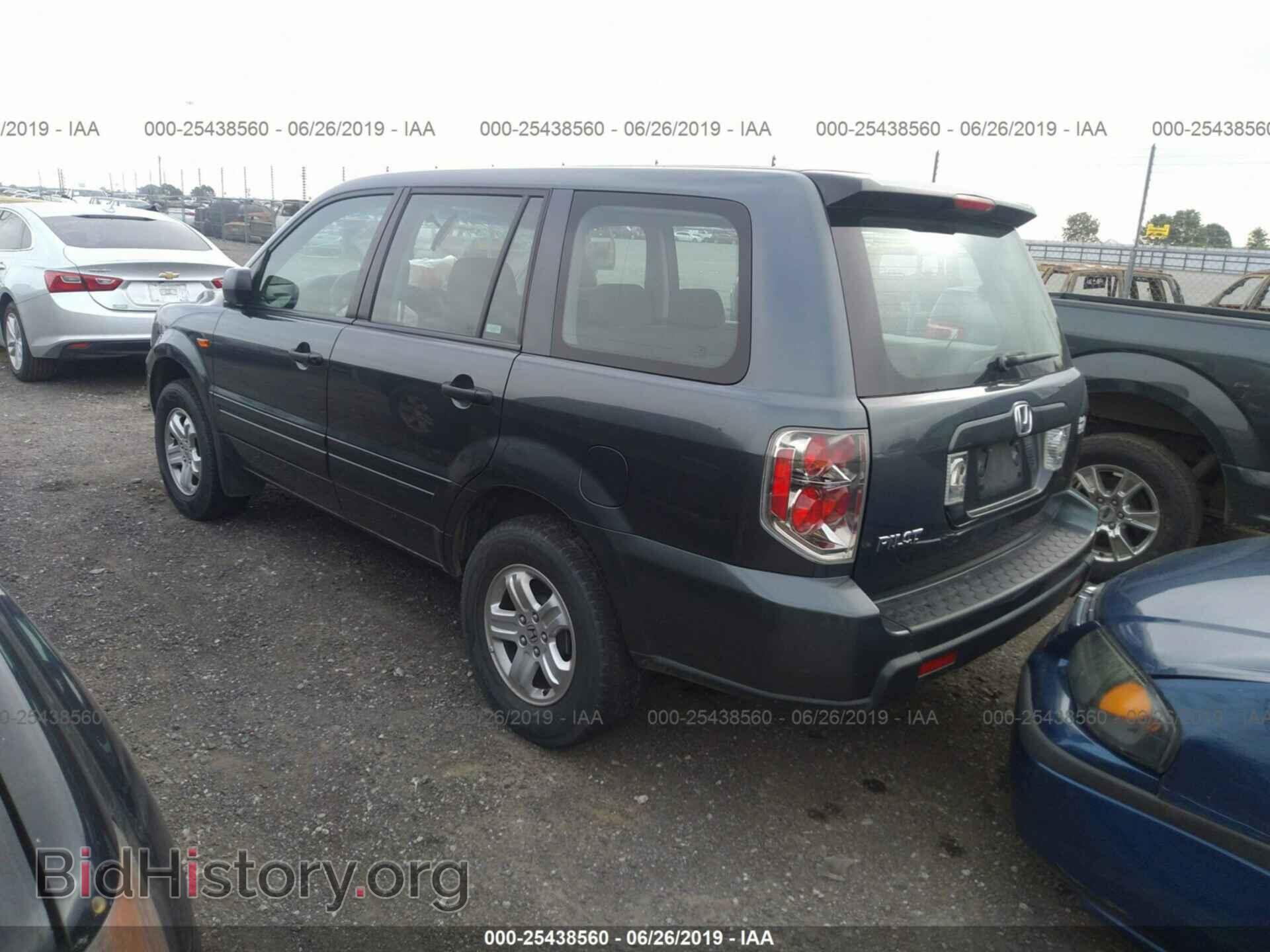 2006 HONDA PILOT - VIN: 5FNYF28166B045304 - Фото 3