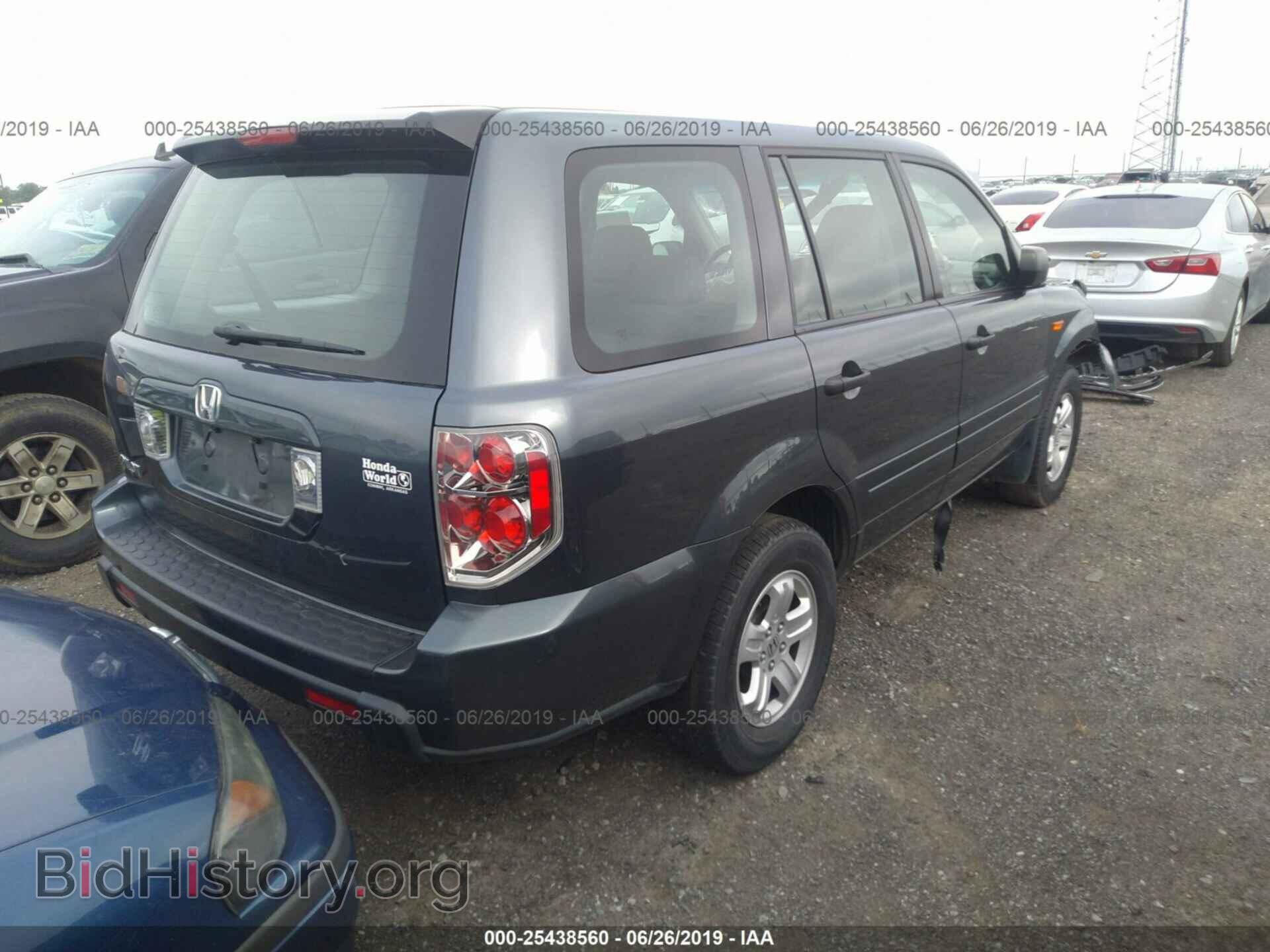 2006 HONDA PILOT - VIN: 5FNYF28166B045304 - Фото 4
