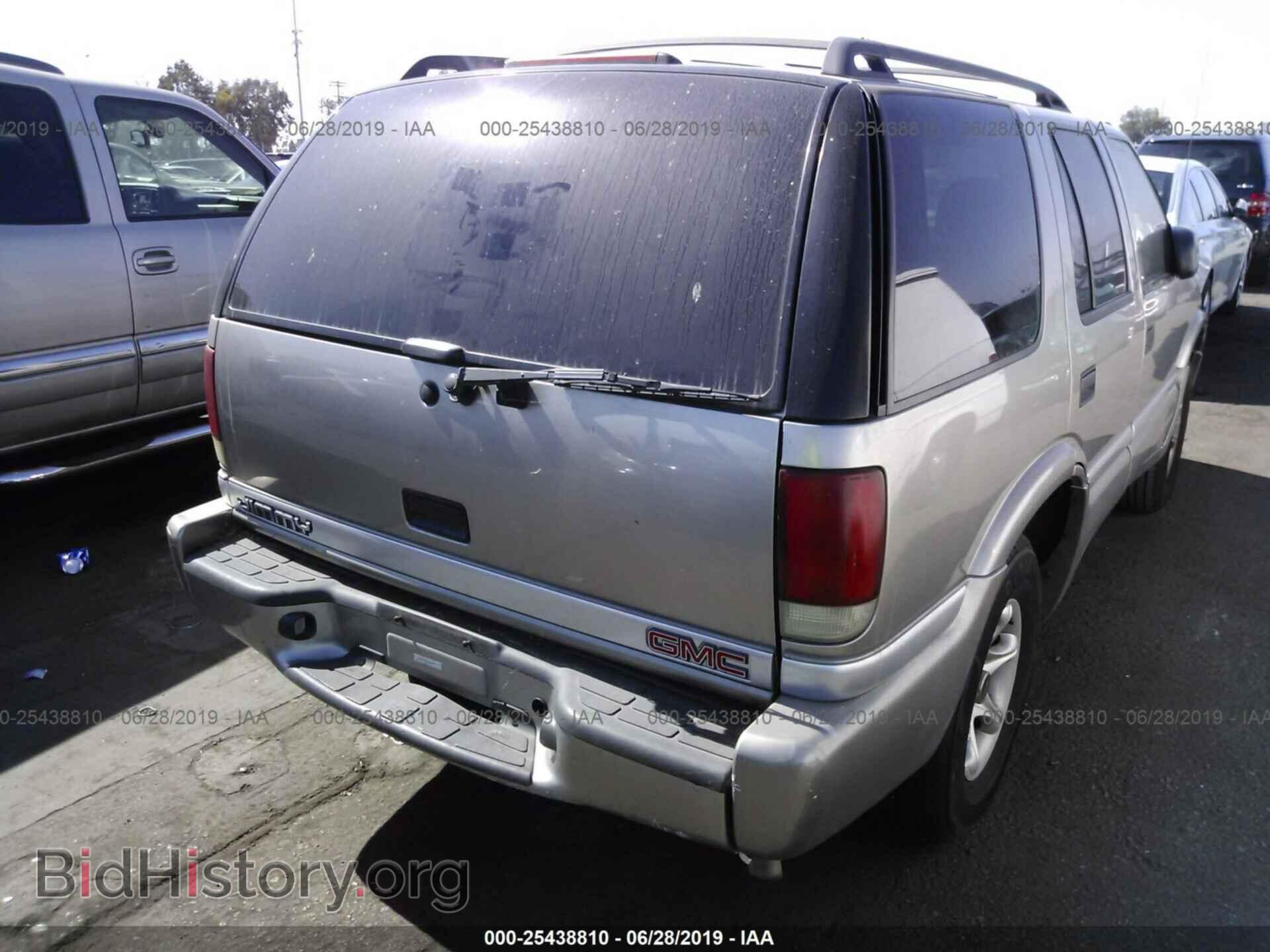 2001 GMC JIMMY - VIN: 1GKCS13W712225443 - Фото 4