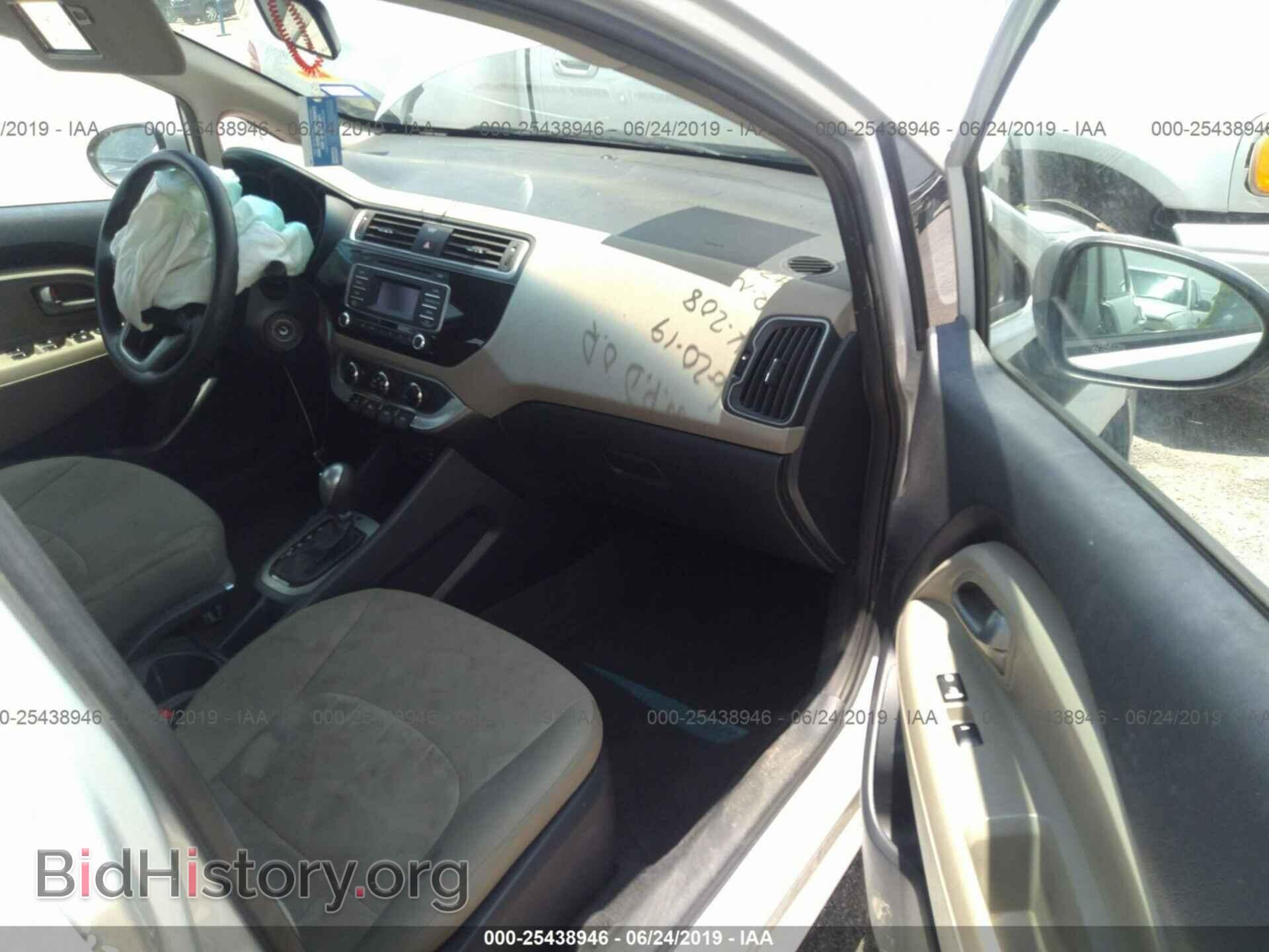 2016 KIA RIO - VIN: KNADM4A34G6536749 - Photo 5