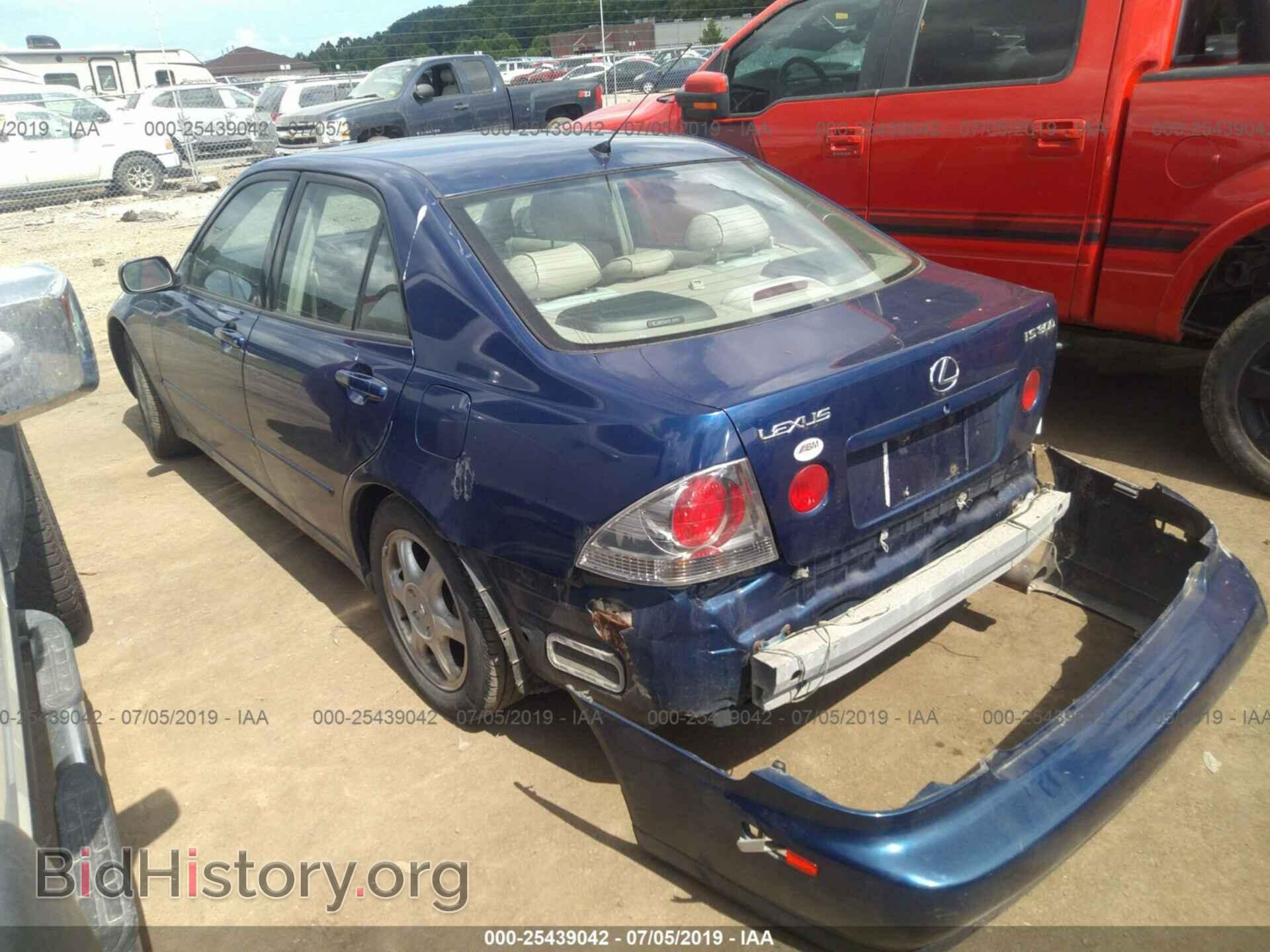 2001 LEXUS IS - VIN: JTHBD182210003149 - Фото 3