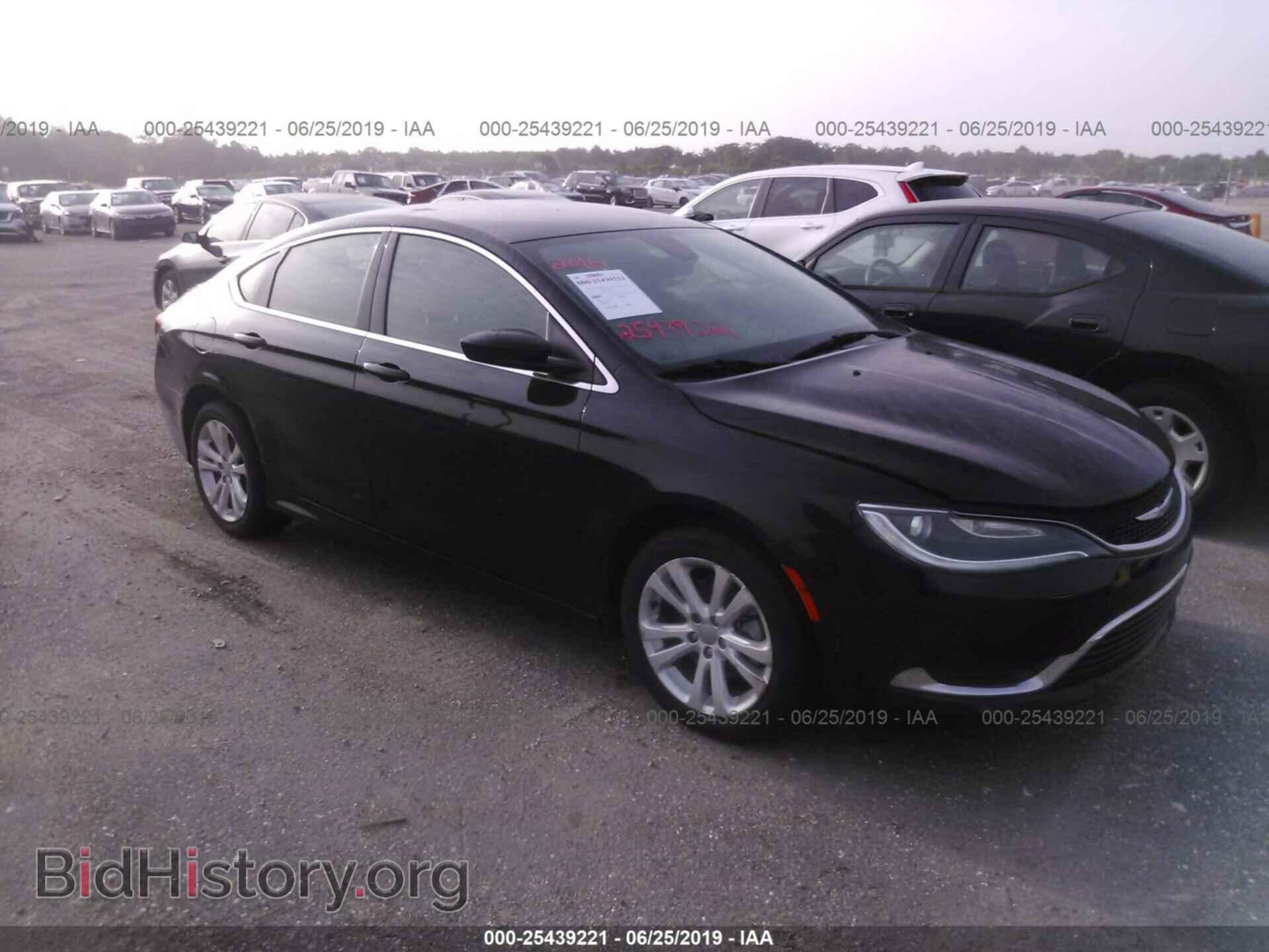 Фотография 1C3CCCAB4GN168165 - CHRYSLER 200 2016