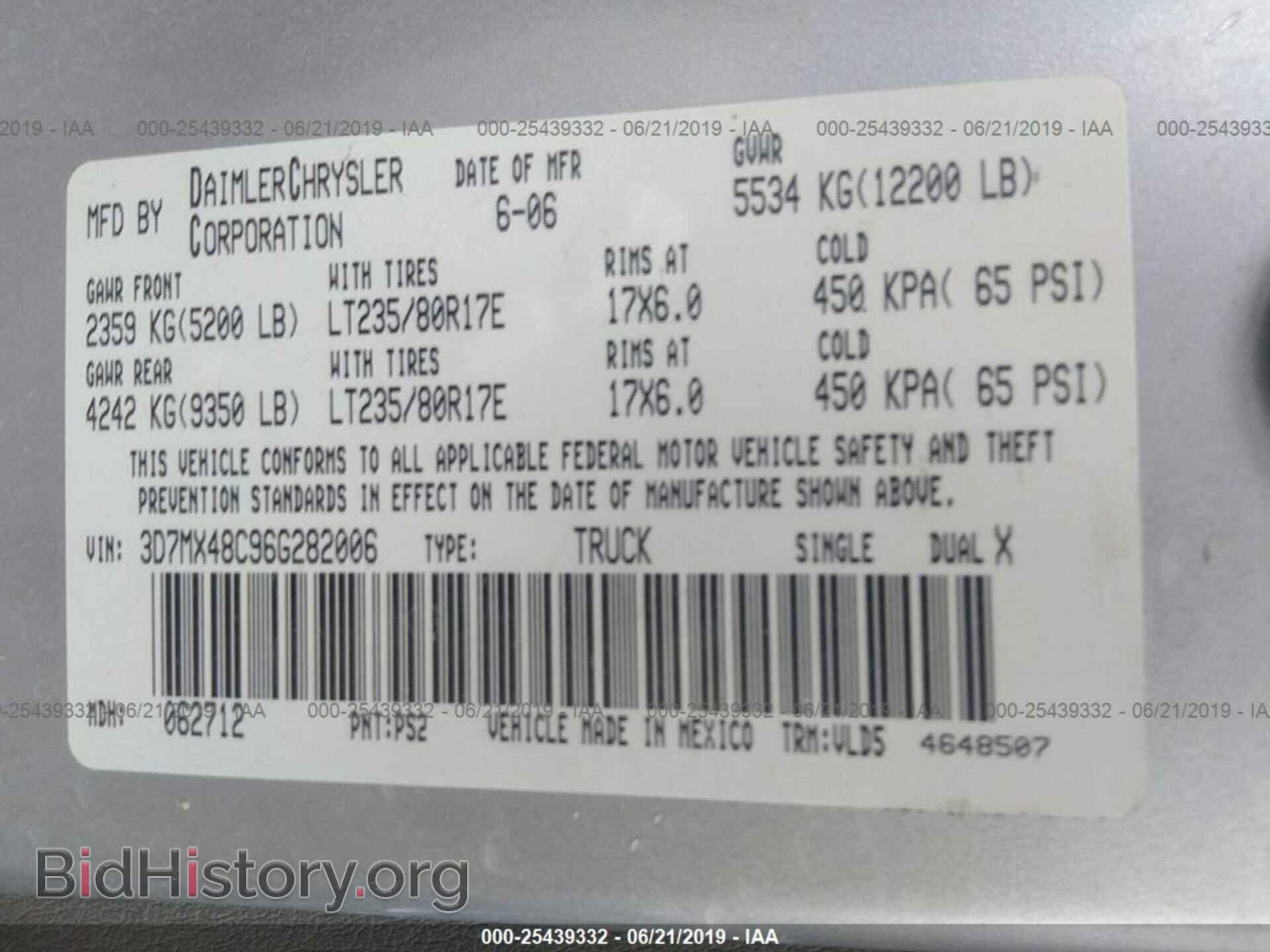 2006 DODGE RAM 3500 - VIN: 3D7MX48C96G282006 - Photo 9