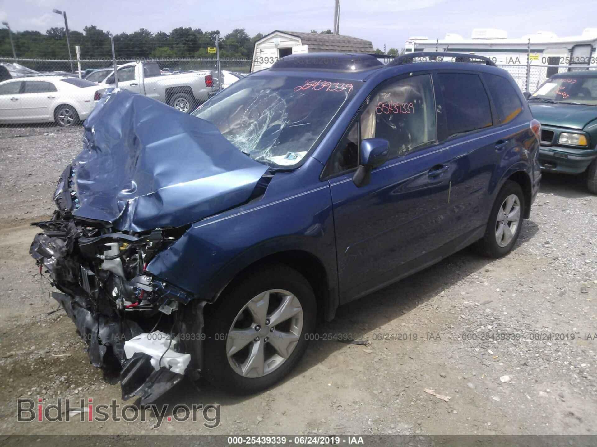 2014 SUBARU FORESTER - VIN: JF2SJAEC0EH459439 - Фото 2