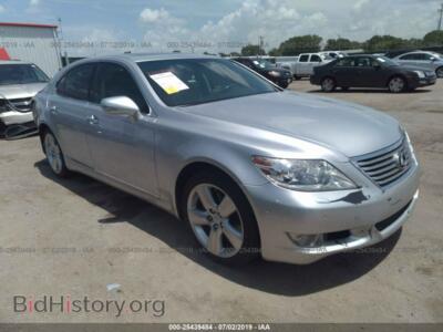 2011 Lexus LS, серебристый — VIN JTHBL5EF8B5107280, IAAI