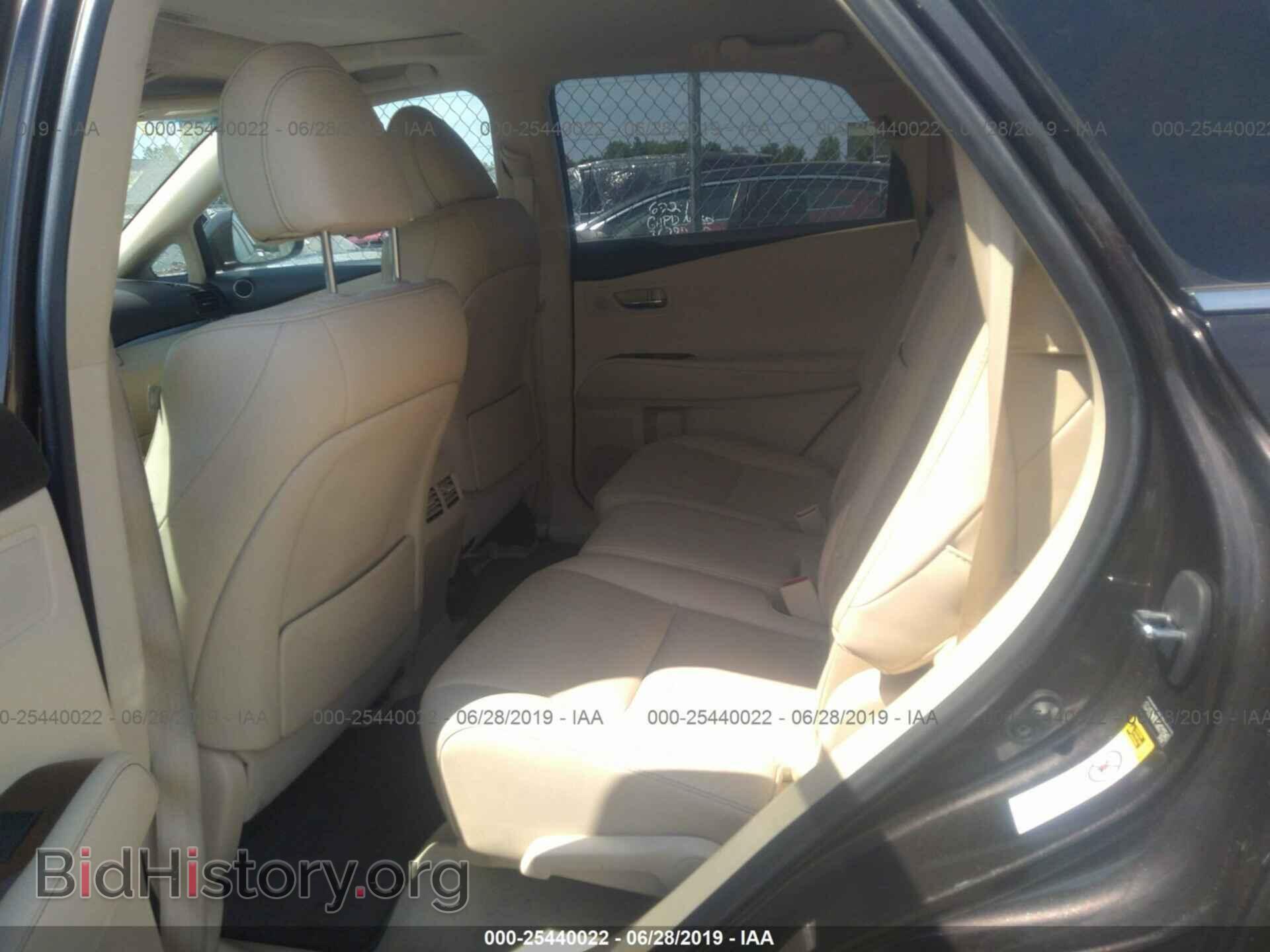 2013 LEXUS RX - VIN: 2T2BK1BA1DC212542 - Фото 8