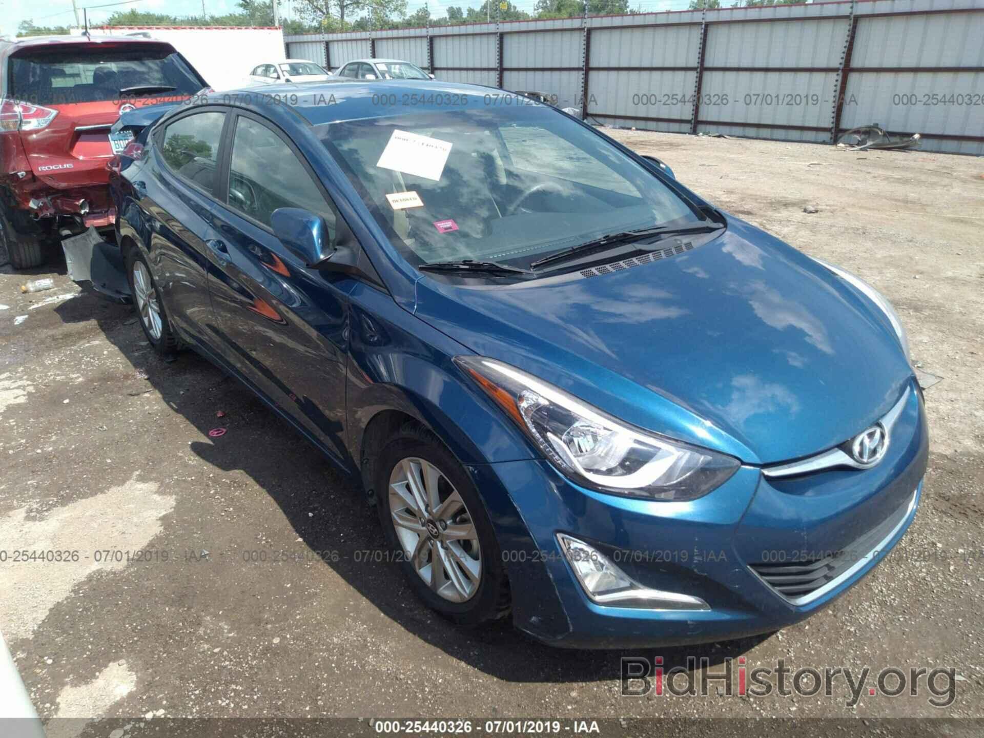 Photo KMHDH4AEXEU166758 - HYUNDAI ELANTRA 2014