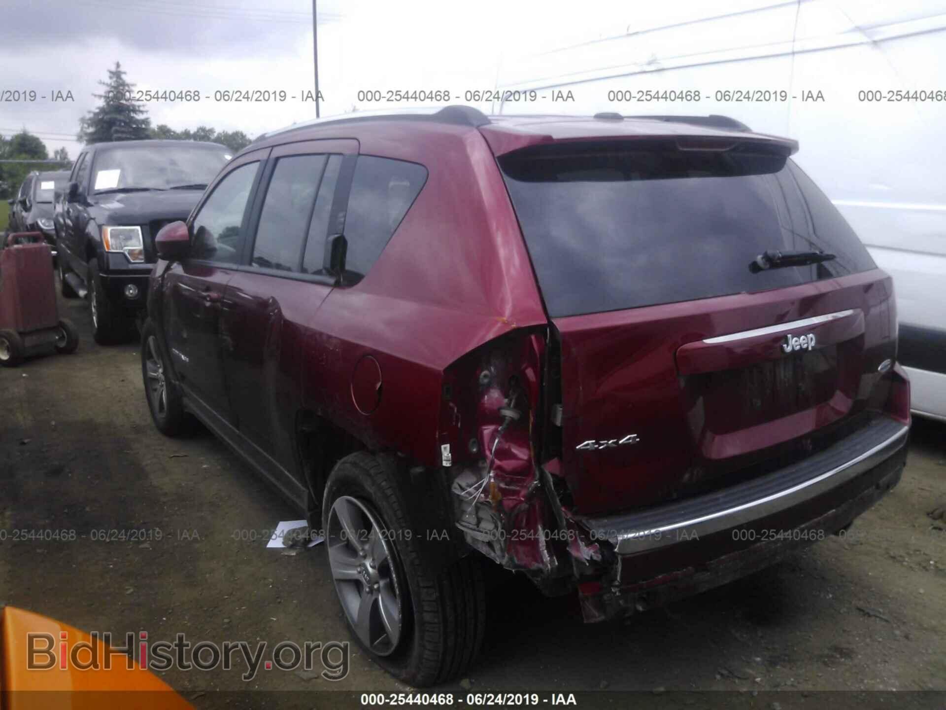 2017 JEEP COMPASS - VIN: 1C4NJDEB7HD112044 - Фото 3