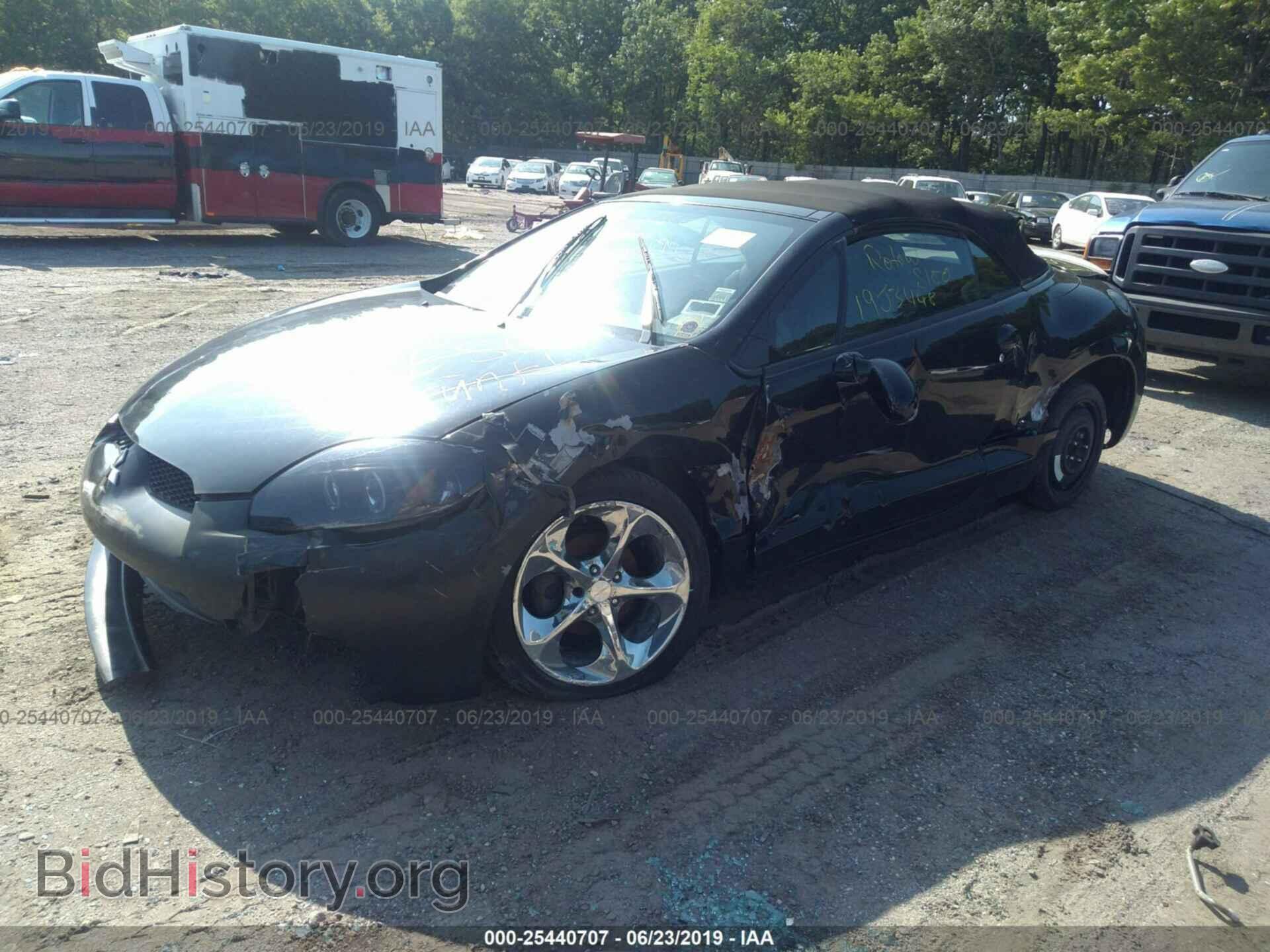 2007 MITSUBISHI ECLIPSE - VIN: 4A3AL25F57E026656 - Фото 2