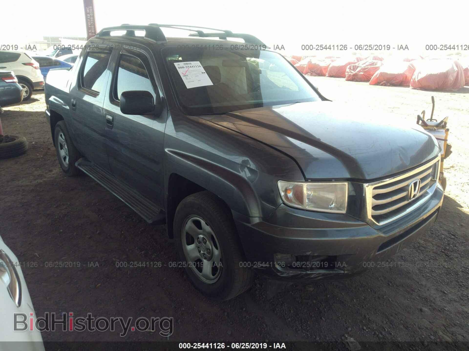 Фотография 5FPYK1F26CB453290 - HONDA RIDGELINE 2012