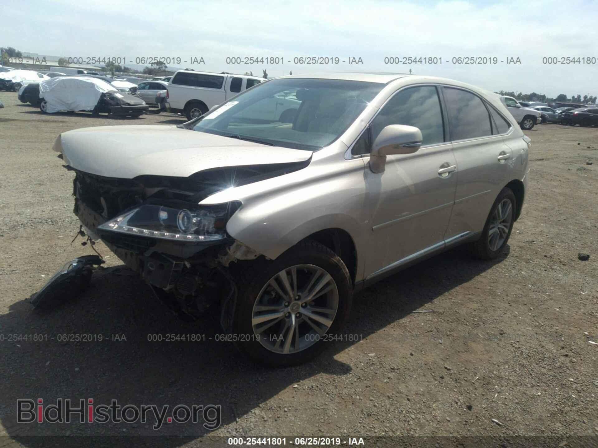 2015 LEXUS RX - VIN: 2T2ZB1BA6FC001824 - Фото 2