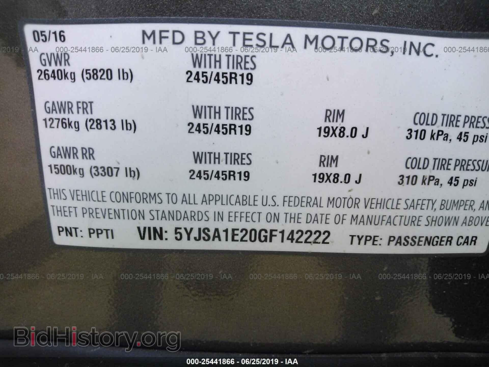 2016 TESLA MODEL S - VIN: 5YJSA1E20GF142222 - Photo 9