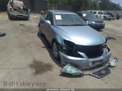 2007 Lexus IS 250, голубой — VIN JTHBK262X75042131, IAAI