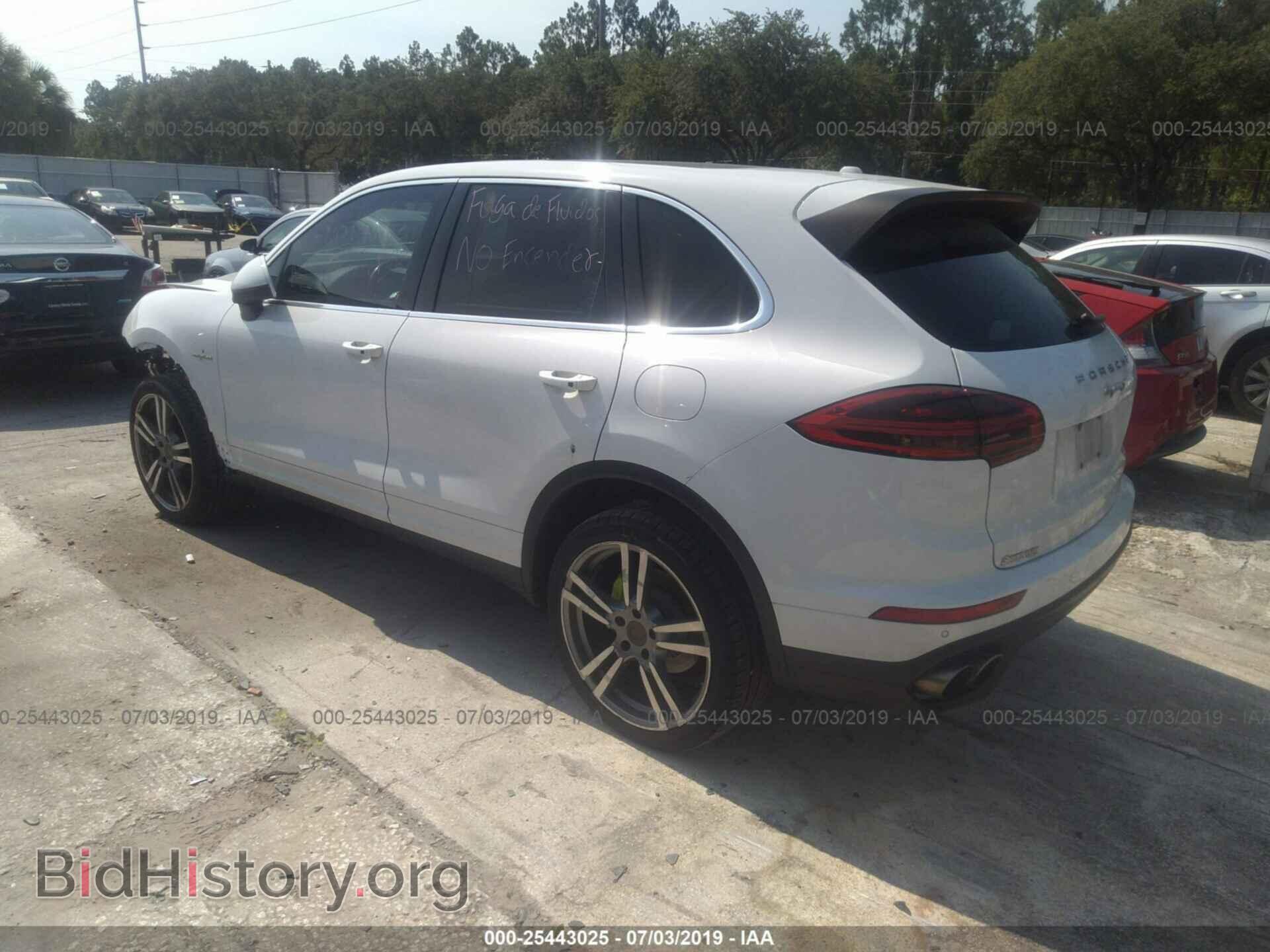 2015 PORSCHE CAYENNE - VIN: WP1AE2A28FLA52516 - Фото 3