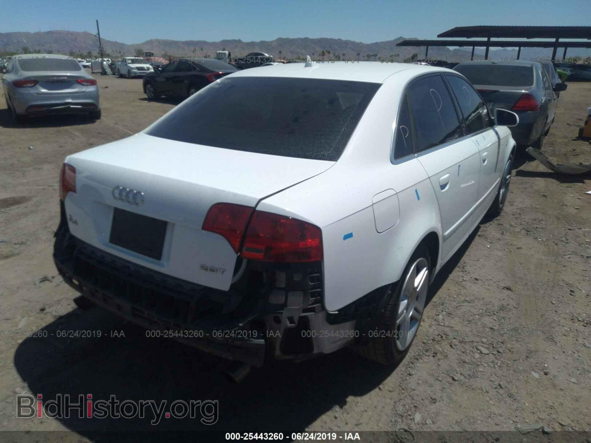 2007 AUDI A4 - VIN: WAUAF78E37A168907 - Фото 4