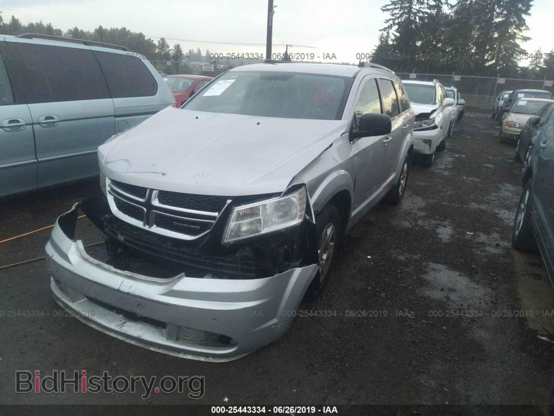 2012 DODGE JOURNEY - VIN: 3C4PDCAB0CT168006 - Фото 2