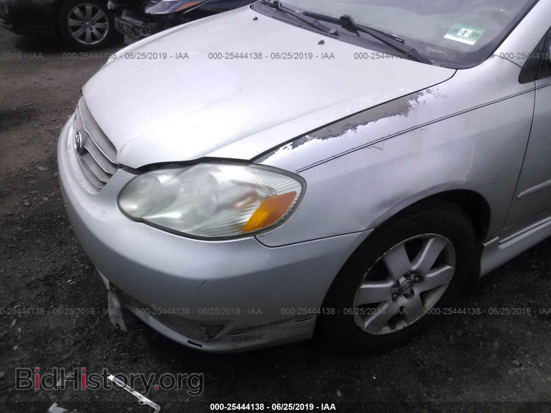 2003 TOYOTA COROLLA - VIN: 2T1BR32E43C124811 - Фото 6