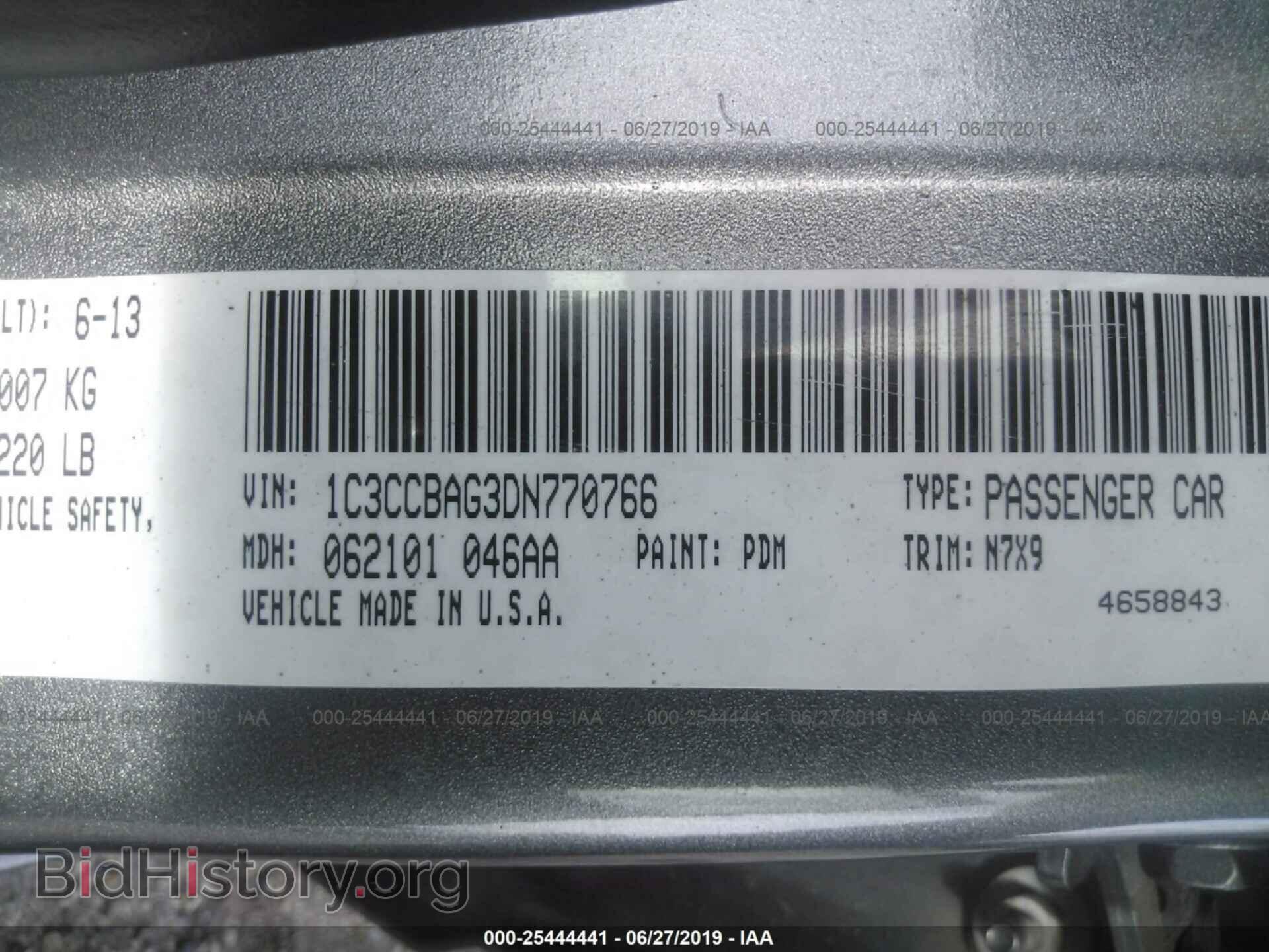 2013 CHRYSLER 200 - VIN: 1C3CCBAG3DN770766 - Photo 9