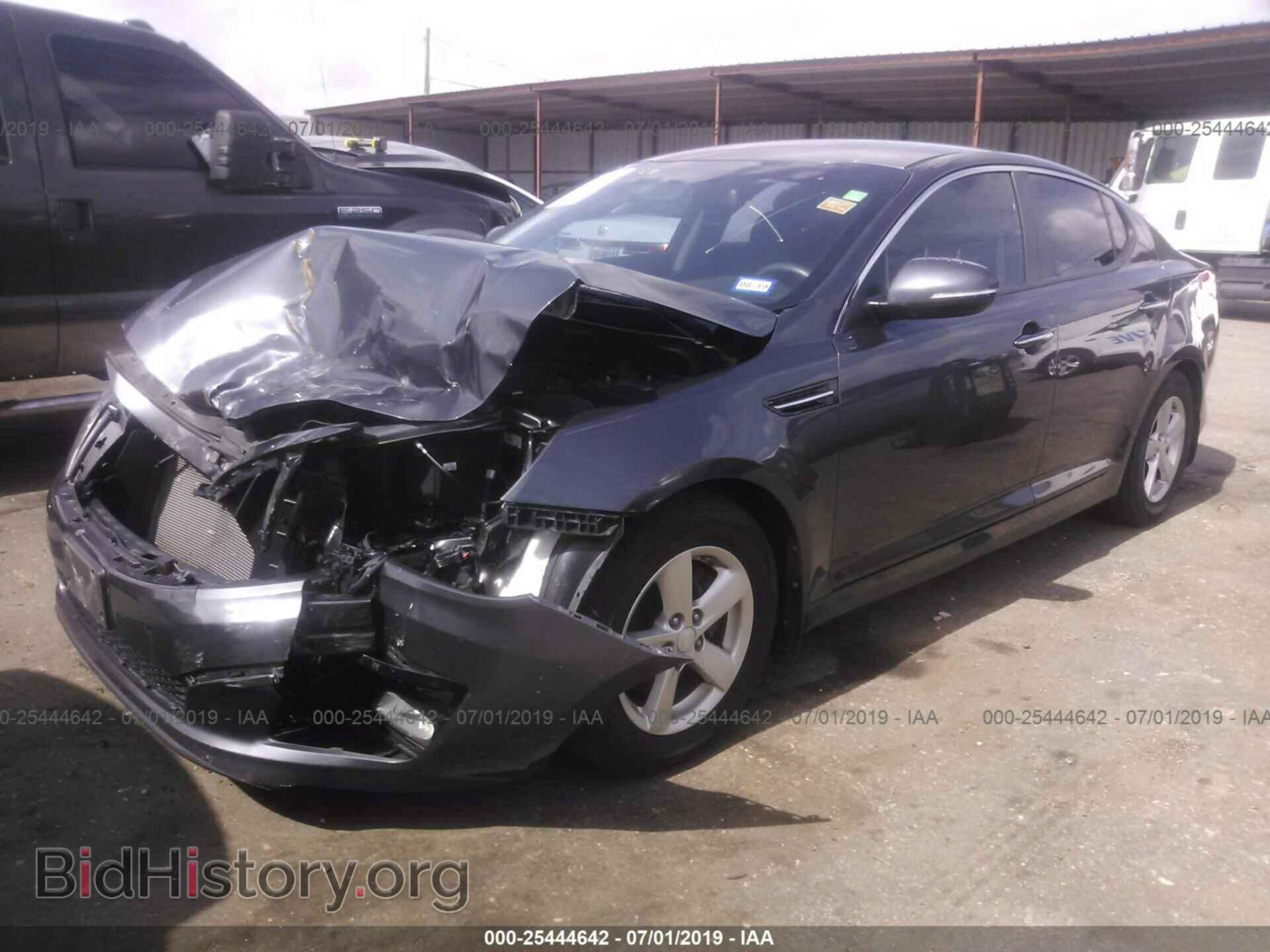 2015 KIA OPTIMA - VIN: KNAGM4A79F5636026 - Фото 2