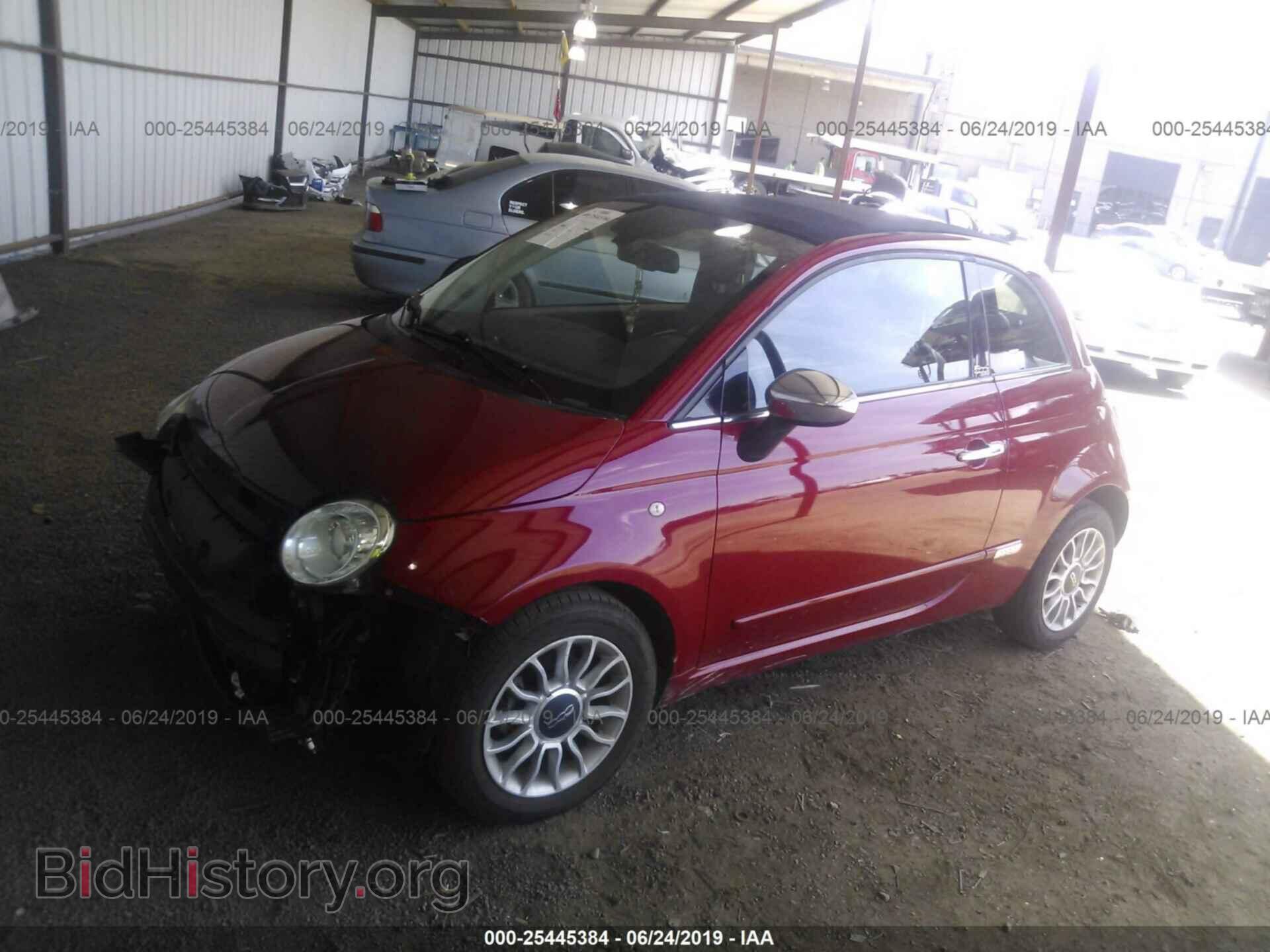 2013 FIAT 500 - VIN: 3C3CFFER2DT530862 - Фото 2