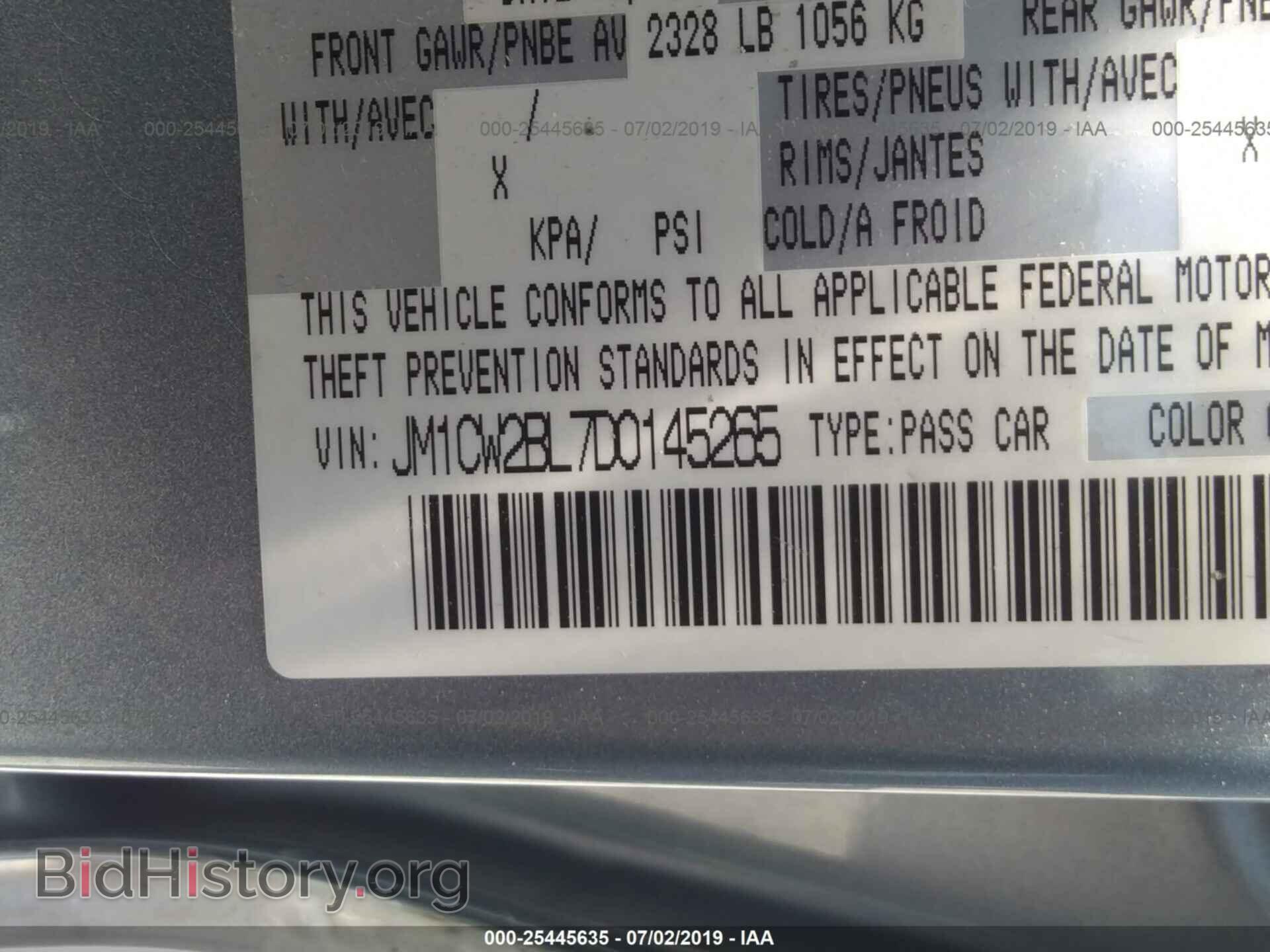 2013 MAZDA 5 - VIN: JM1CW2BL7D0145265 - Фото 9