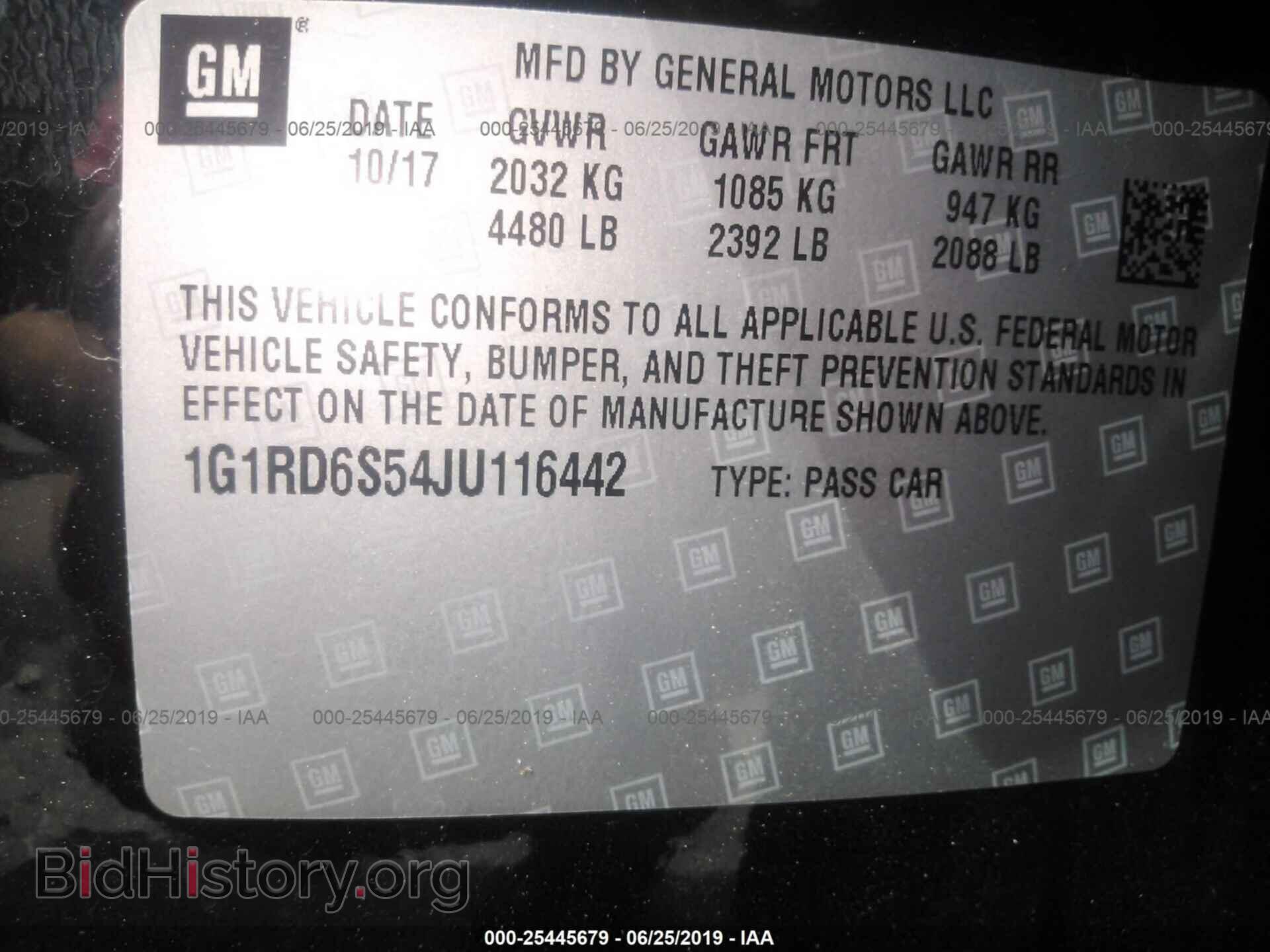 2018 CHEVROLET VOLT - VIN: 1G1RD6S54JU116442 - Photo 9