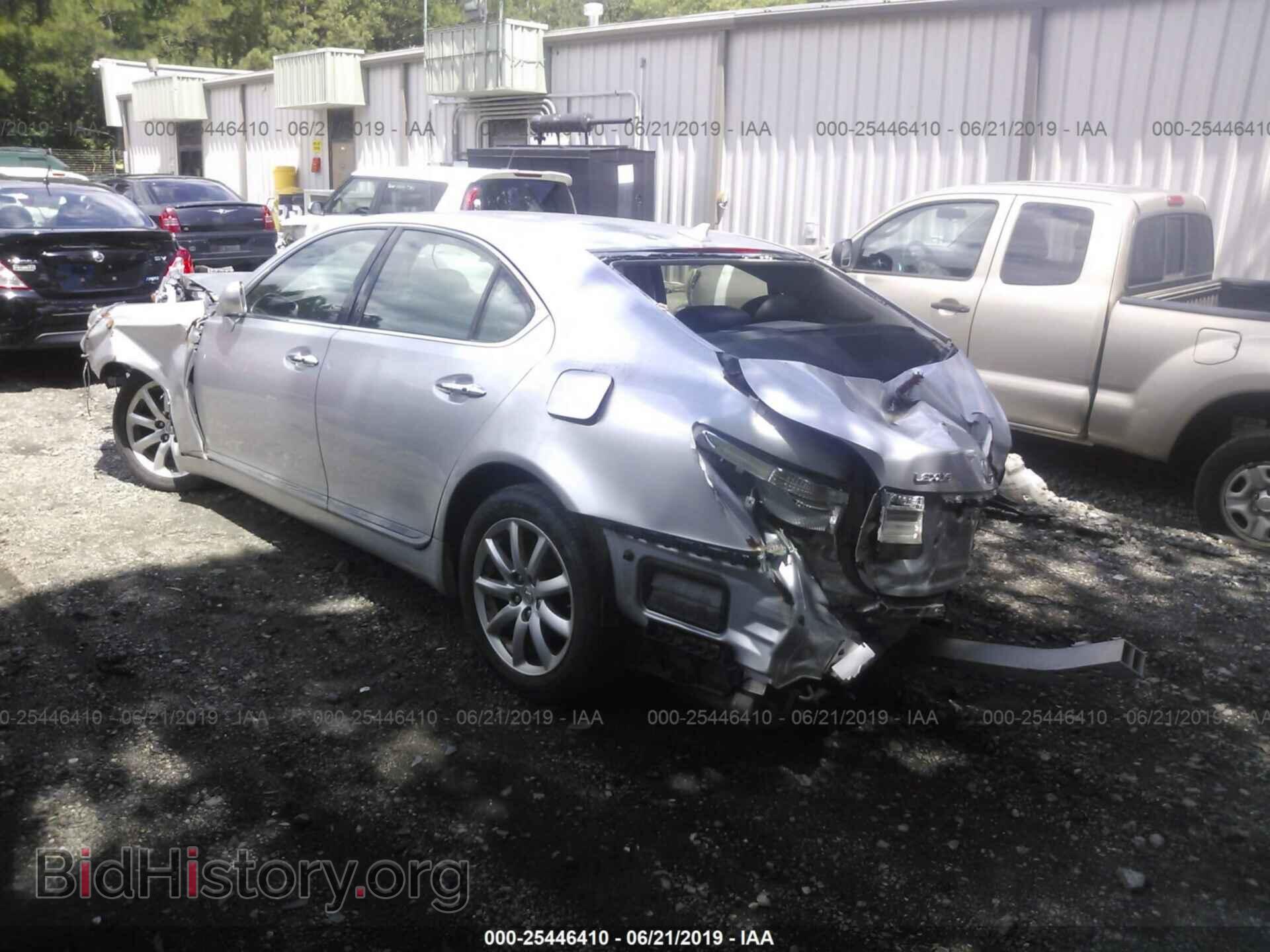 2007 LEXUS LS - VIN: JTHBL46F875032225 - Фото 3