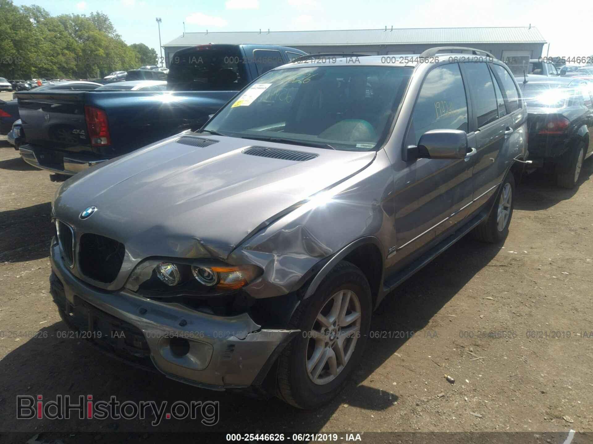 2006 BMW X5 - VIN: 5UXFA13526LY25659 - Фото 2