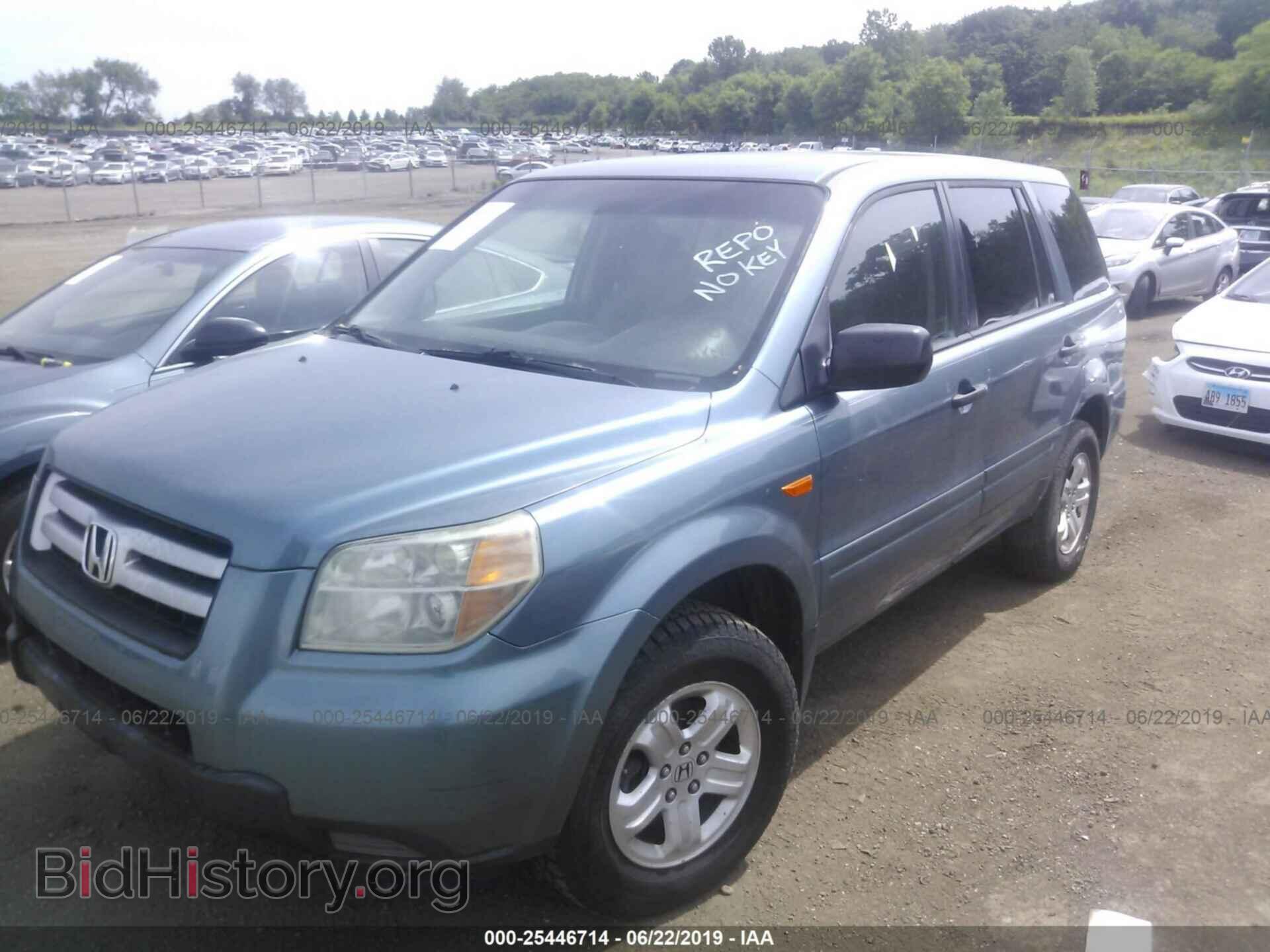 2007 HONDA PILOT - VIN: 5FNYF28107B013286 - Фото 2