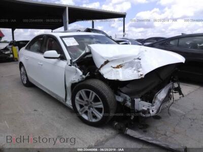2012 Audi A4 Premium, белый — VIN WAUBFAFL1CN006750, IAAI
