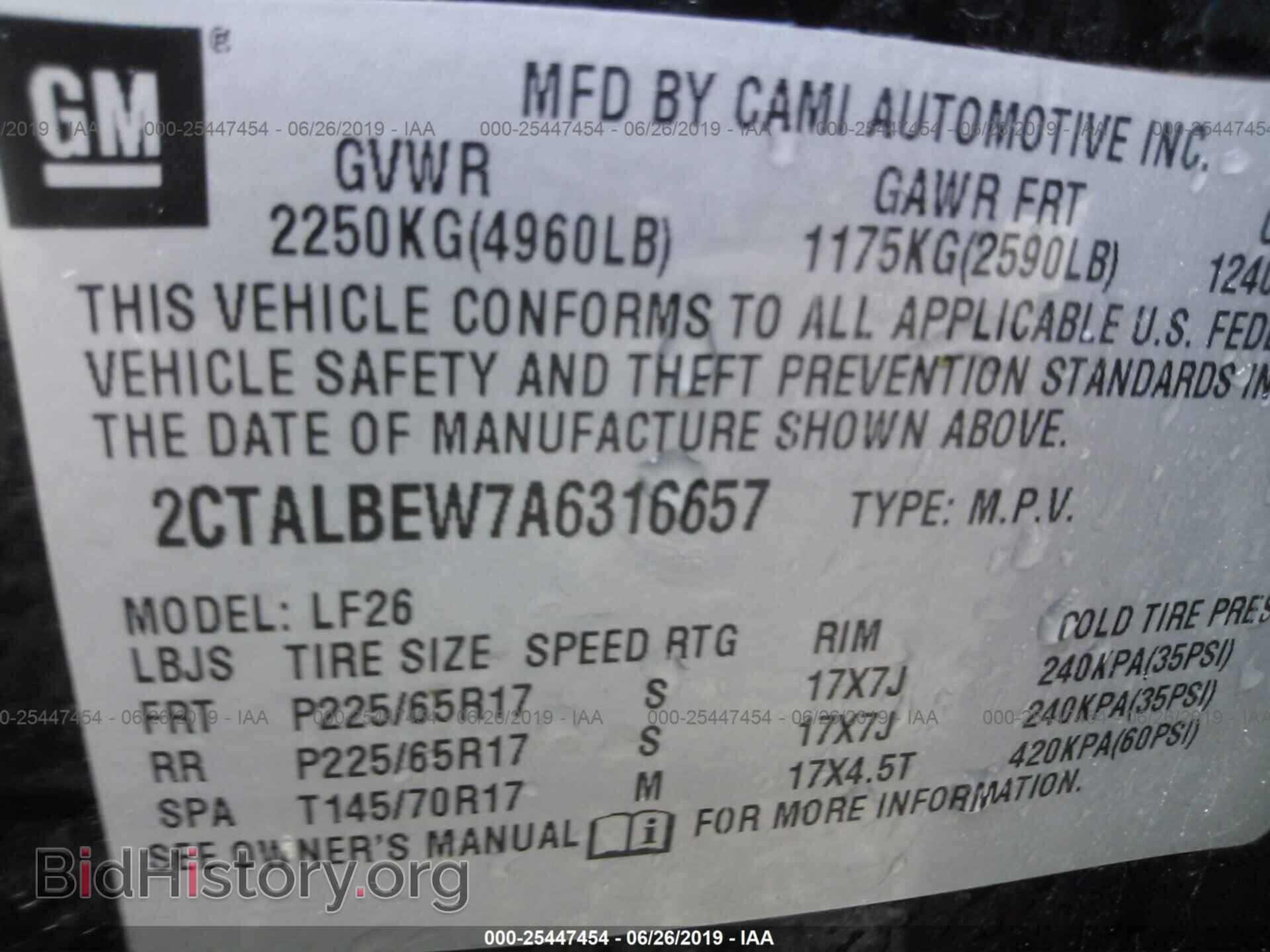 2010 GMC TERRAIN - VIN: 2CTALBEW7A6316657 - Photo 9
