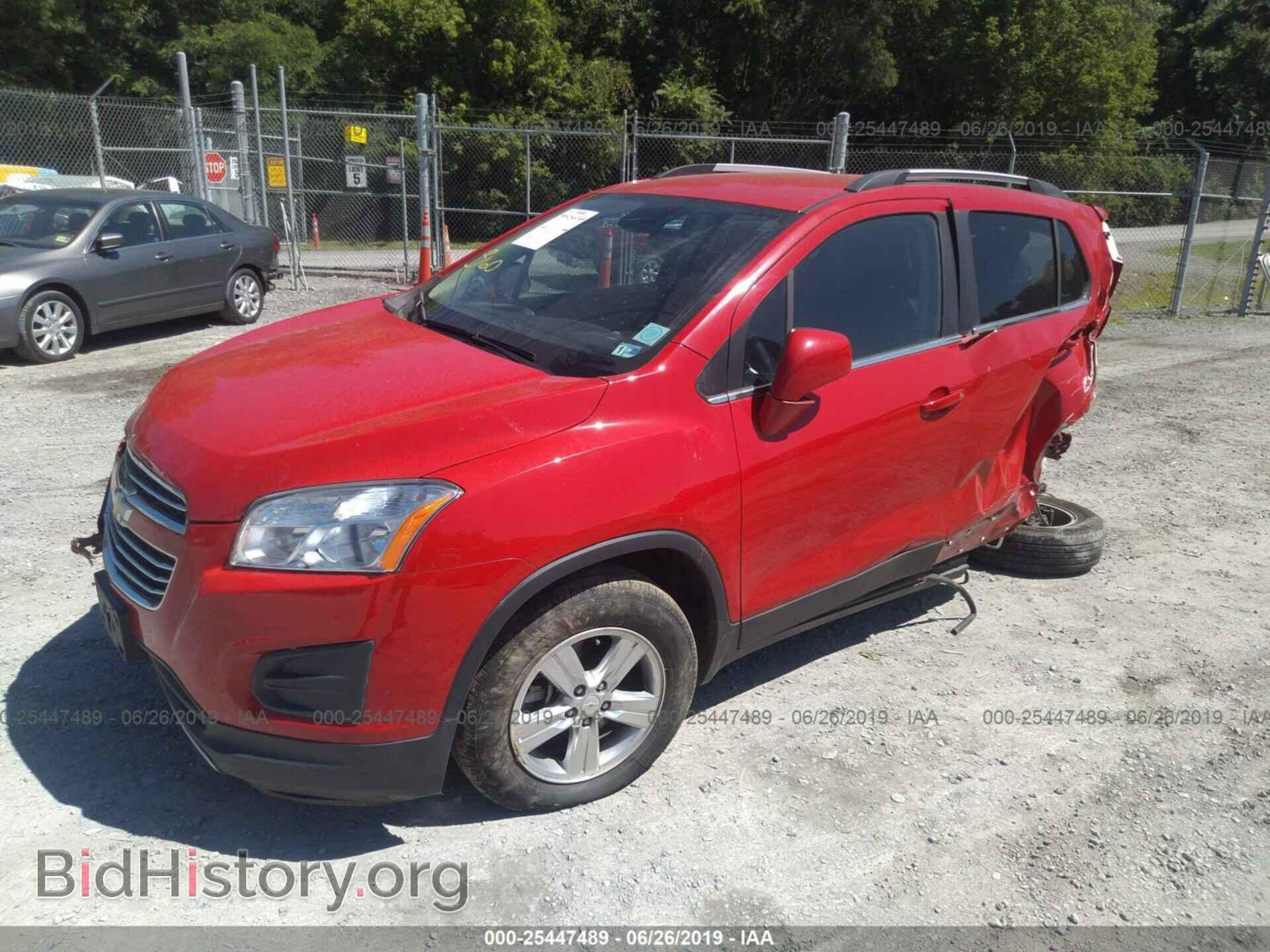 2015 CHEVROLET TRAX - VIN: KL7CJRSB2FB074110 - Фото 2