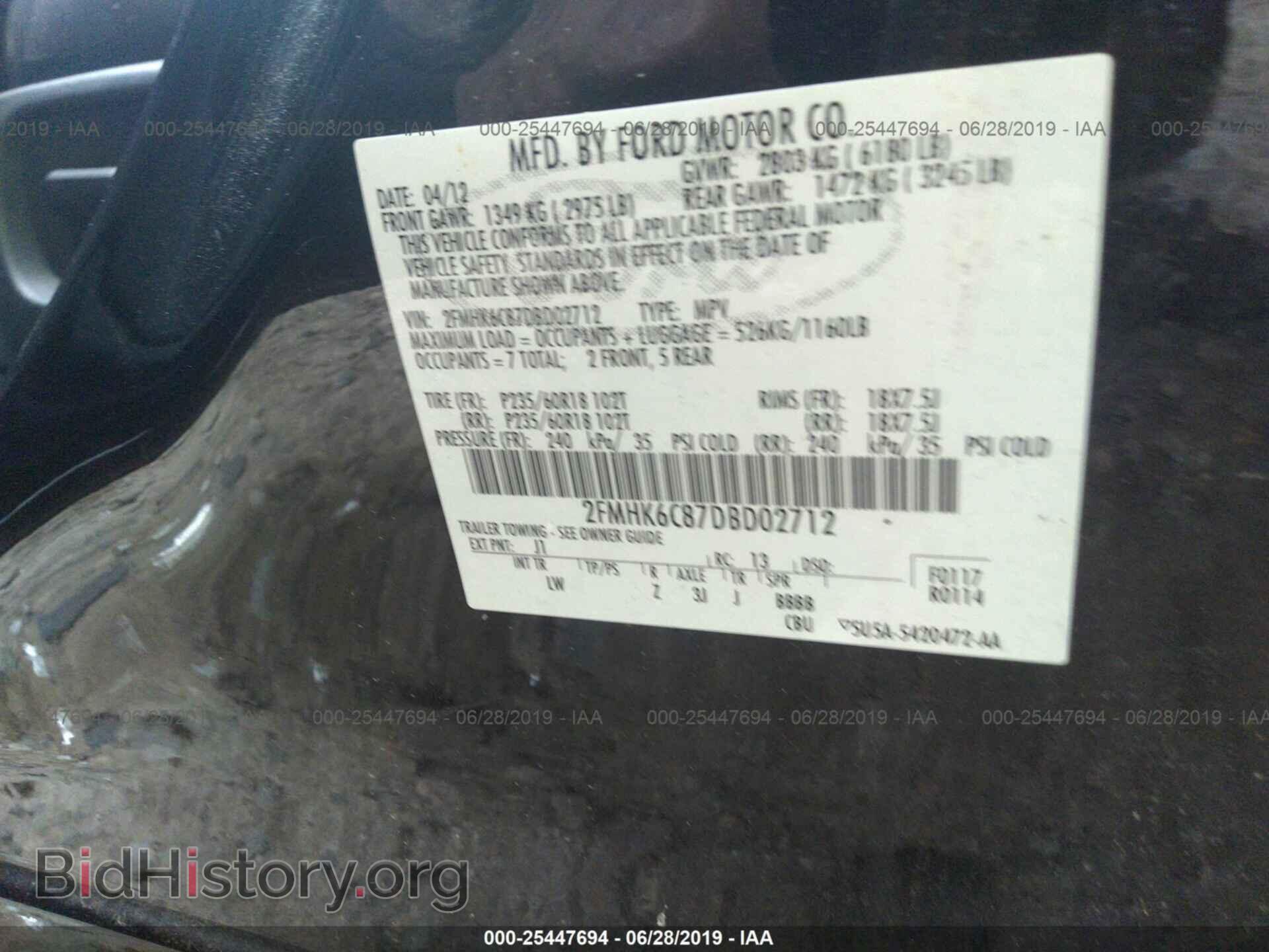 2013 FORD FLEX - VIN: 2FMHK6C87DBD02712 - Photo 9
