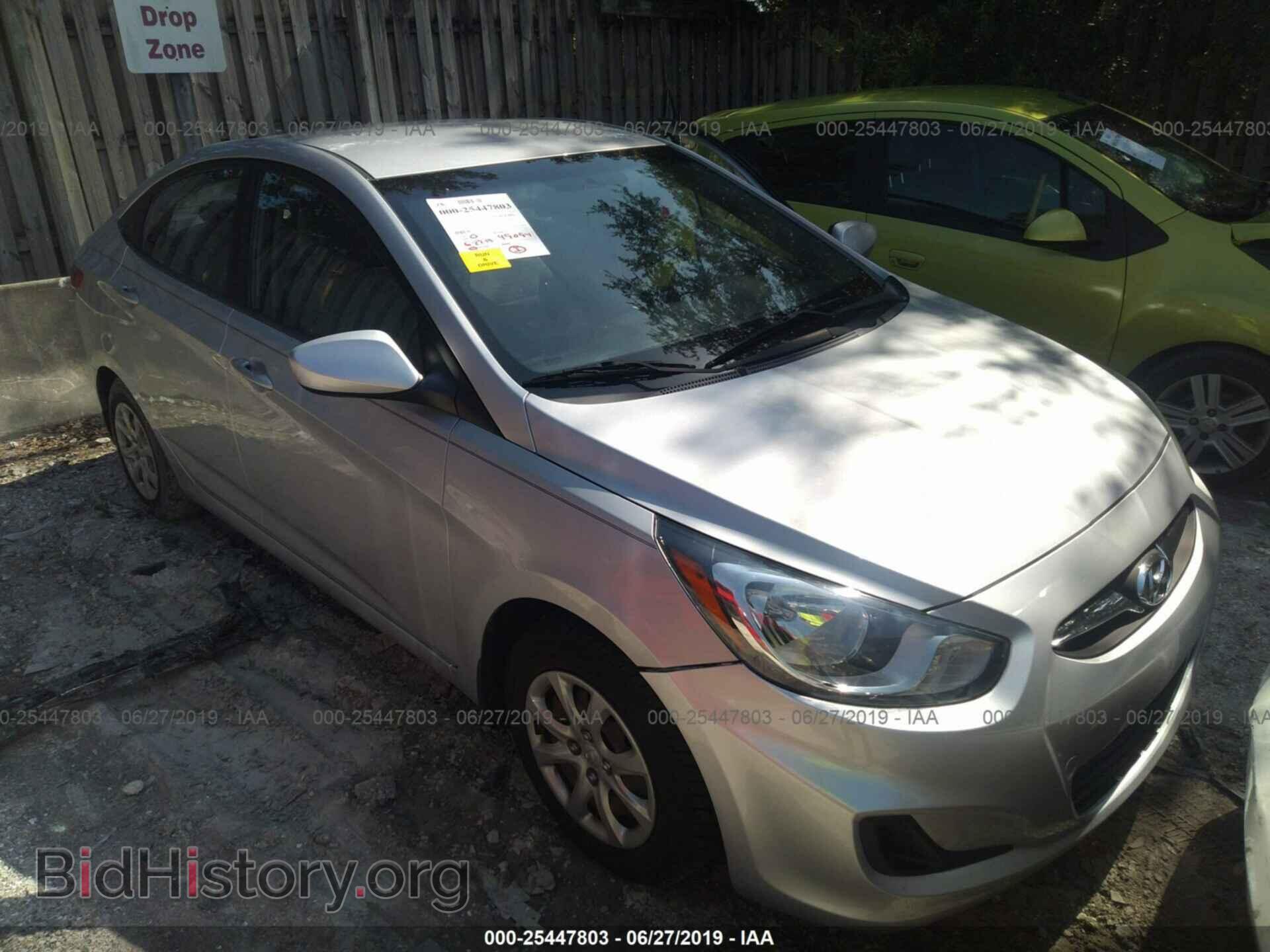Photo KMHCT4AE3CU189368 - HYUNDAI ACCENT 2012