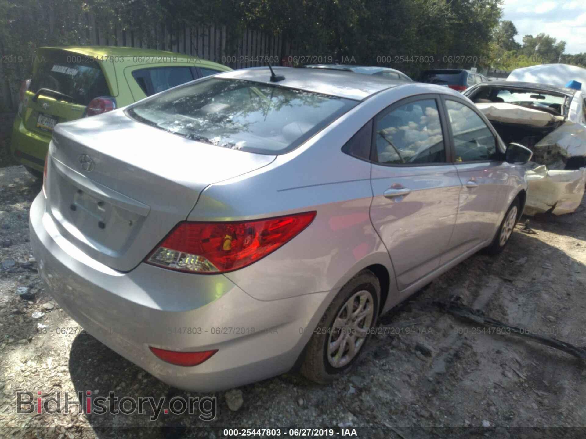 2012 HYUNDAI ACCENT - VIN: KMHCT4AE3CU189368 - Фото 4