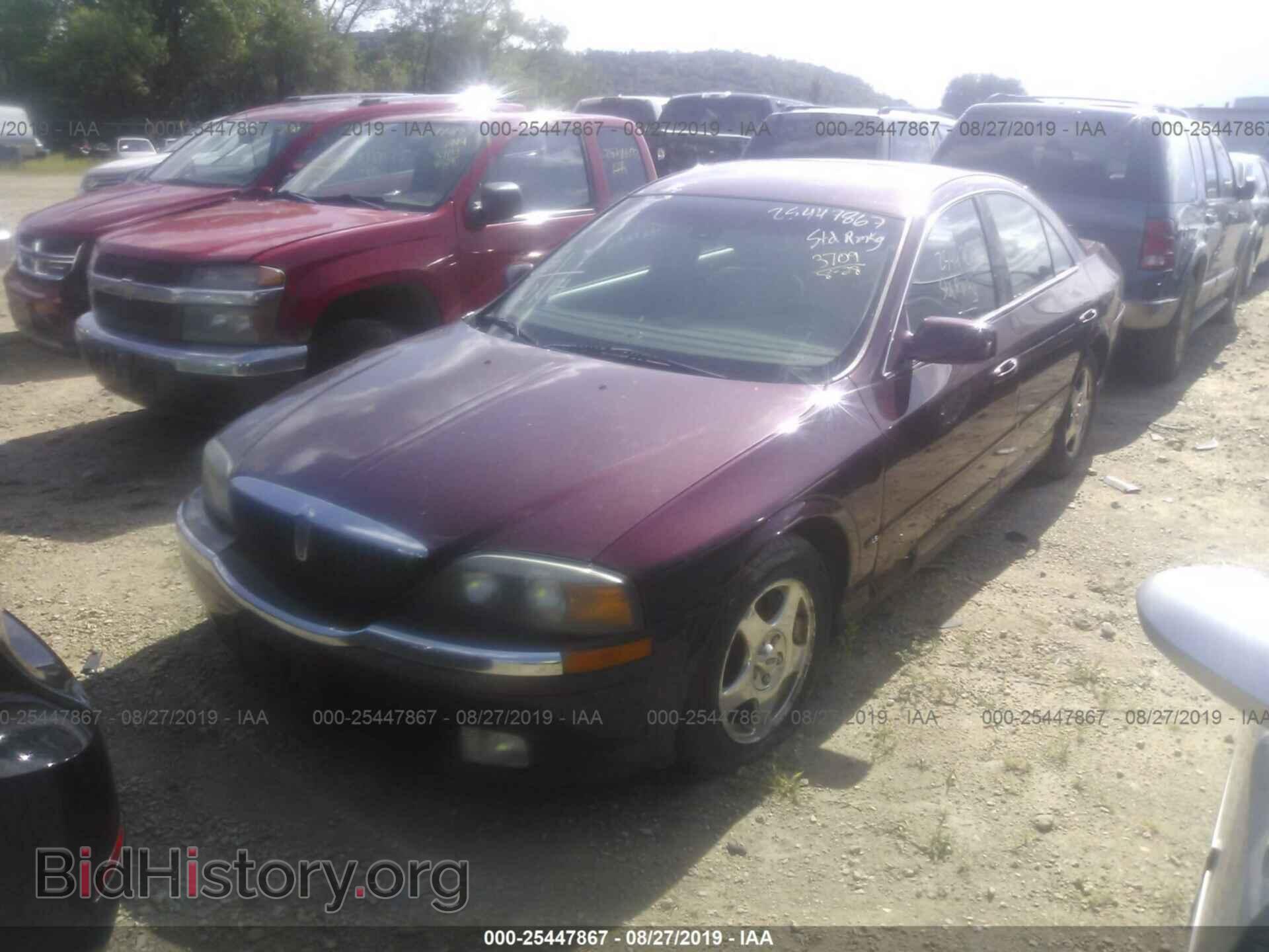 2001 LINCOLN LS - VIN: 1LNHM86SX1Y721018 - Фото 2