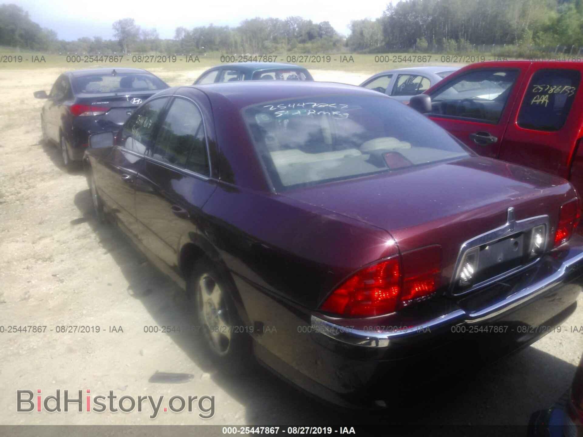 2001 LINCOLN LS - VIN: 1LNHM86SX1Y721018 - Фото 3